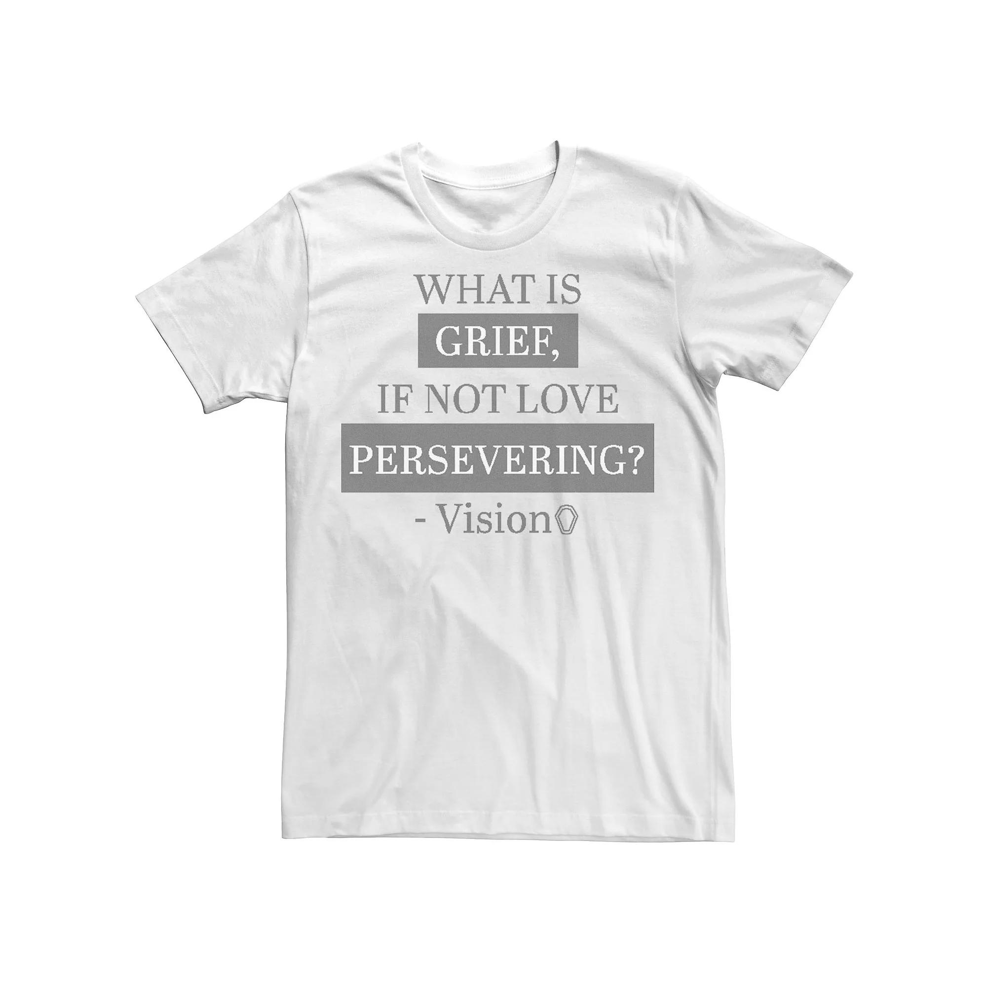 Men's Marvel WandaVision What Is Grief, If Not Love Persevering? Tee,  Product Image