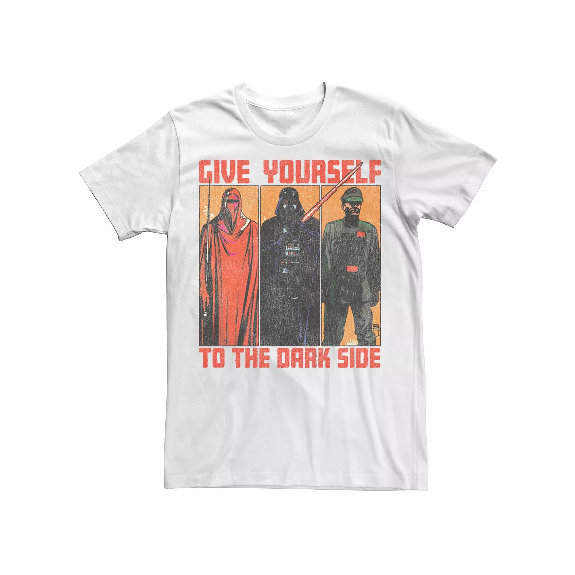 Men's Star Wars The Return Of The Jedi Give Yourself To The Dark Side Panel Tee,  Product Image