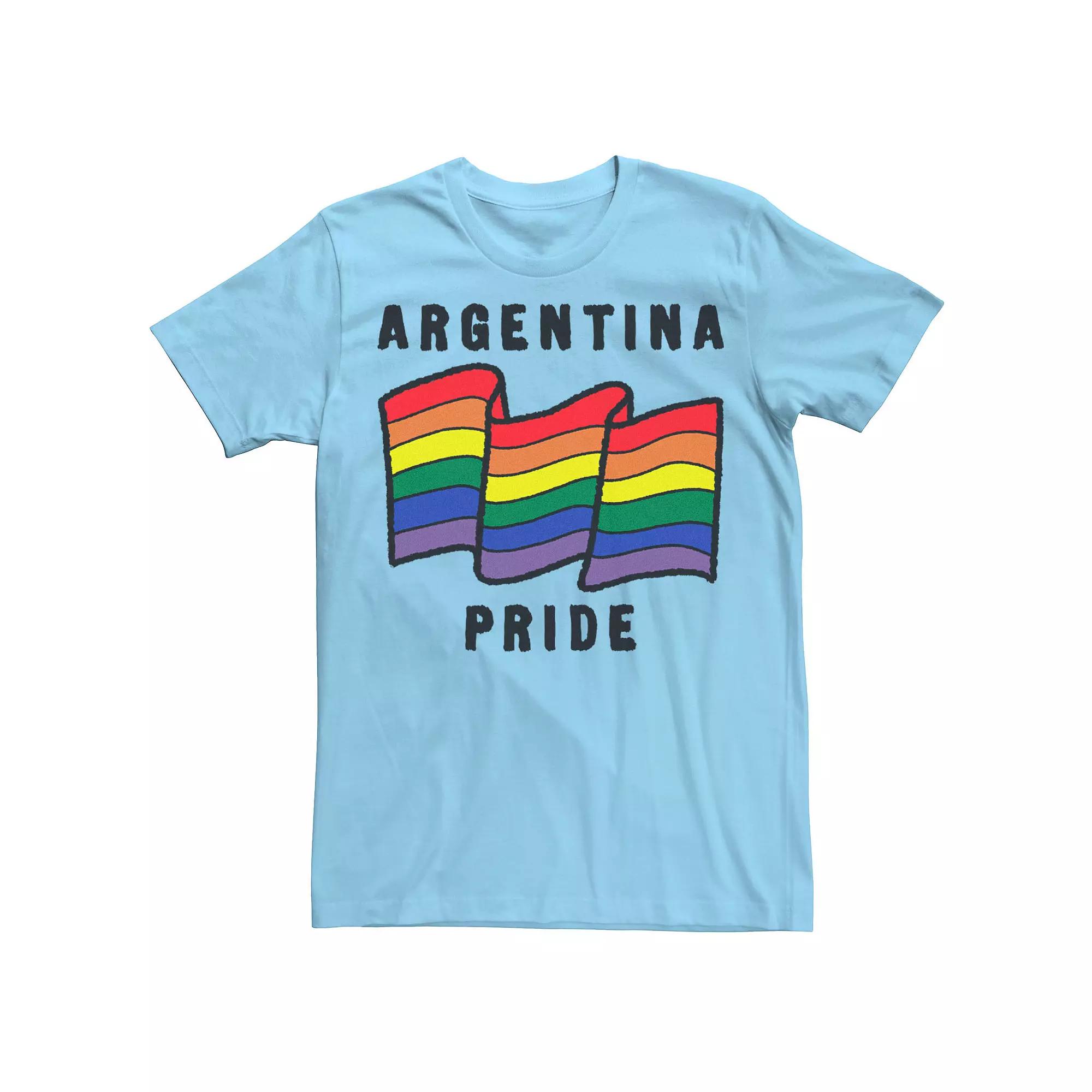 Men's Gonzales Argentina Pride Sketched Flag Tee,  Product Image