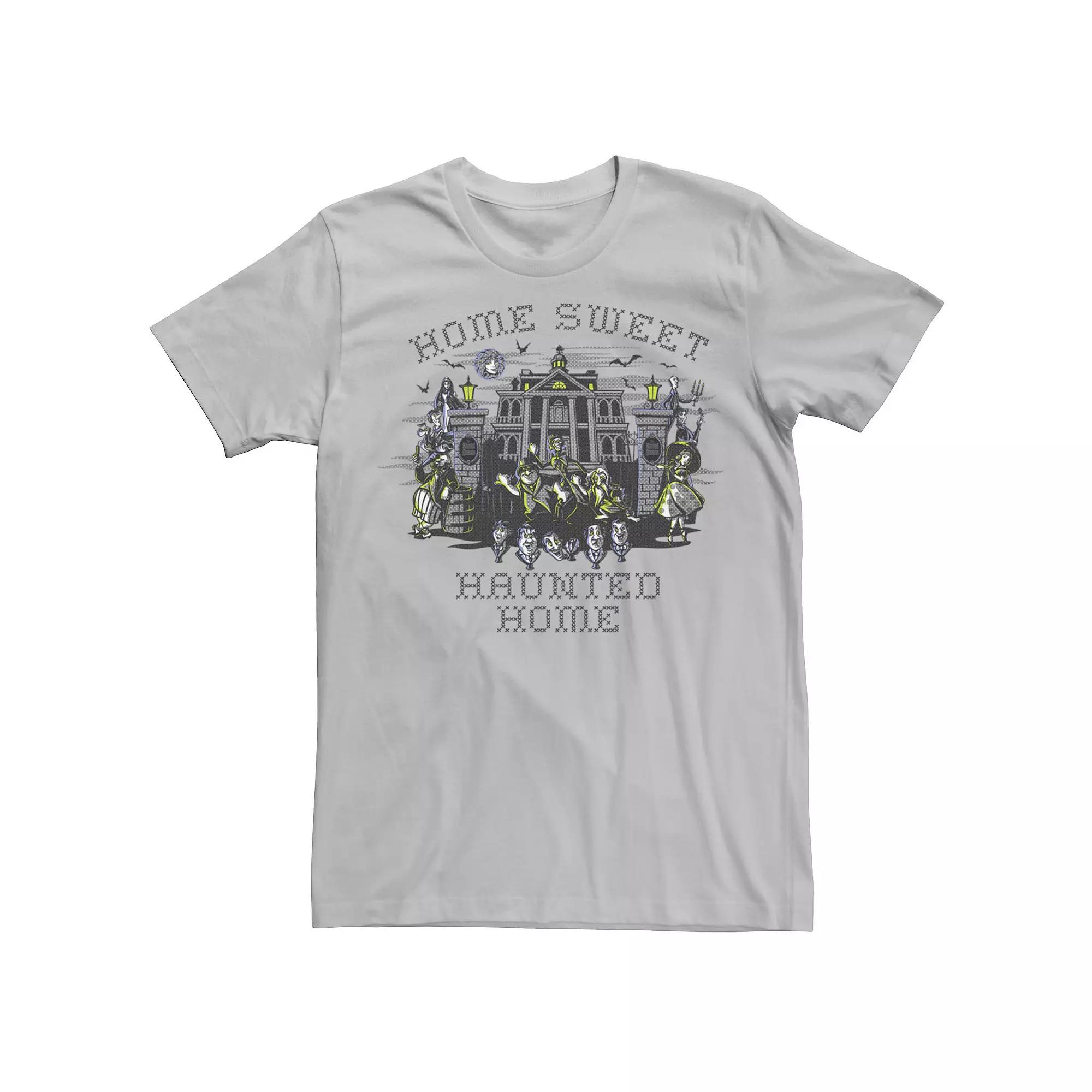Men's The Haunted Mansion Sweet Home Graphic Tee, Size: XL, Silver Product Image