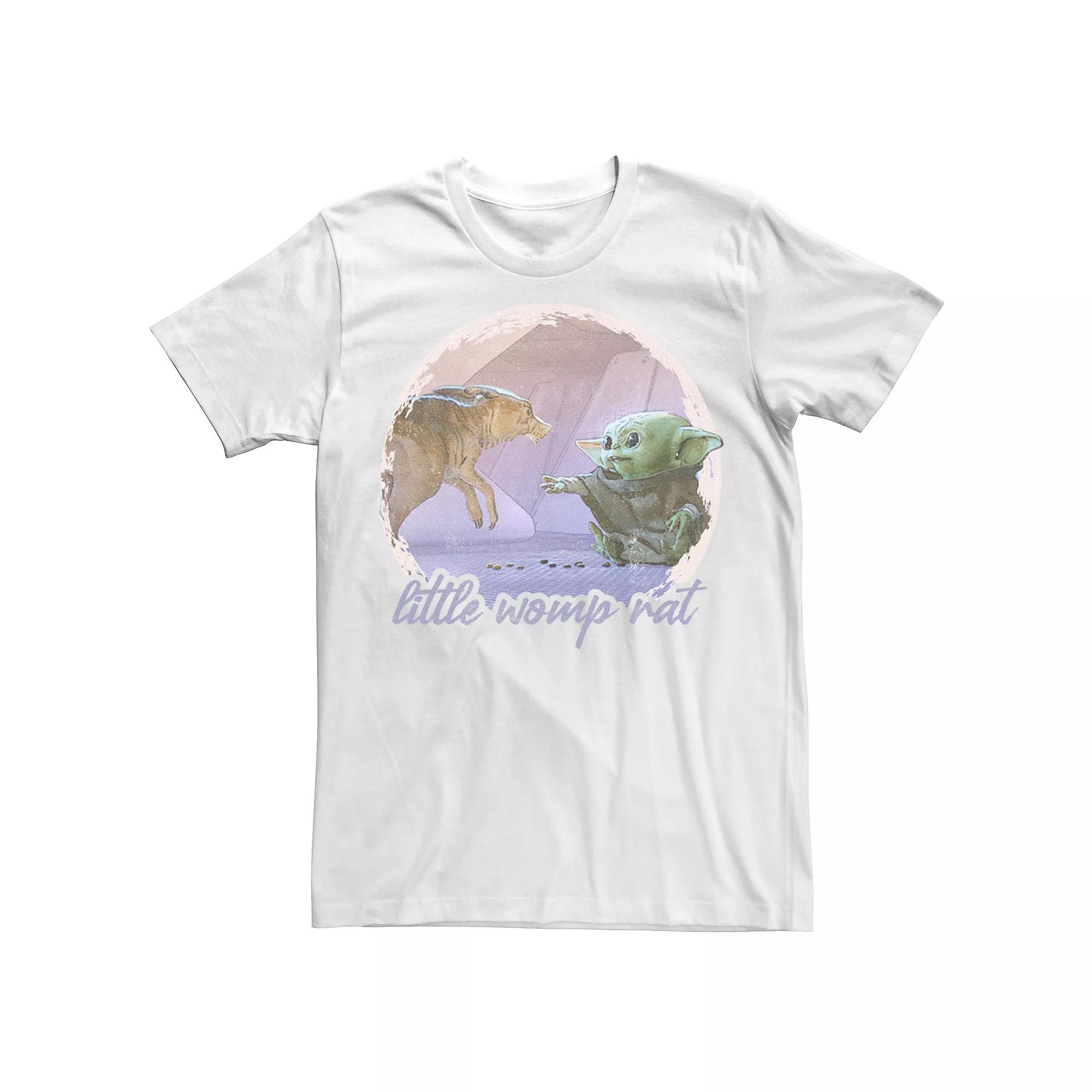 Big & Tall Star Wars: The Mandalorian The Child & Womp Rat Concept Art Tee, Men's,  Product Image