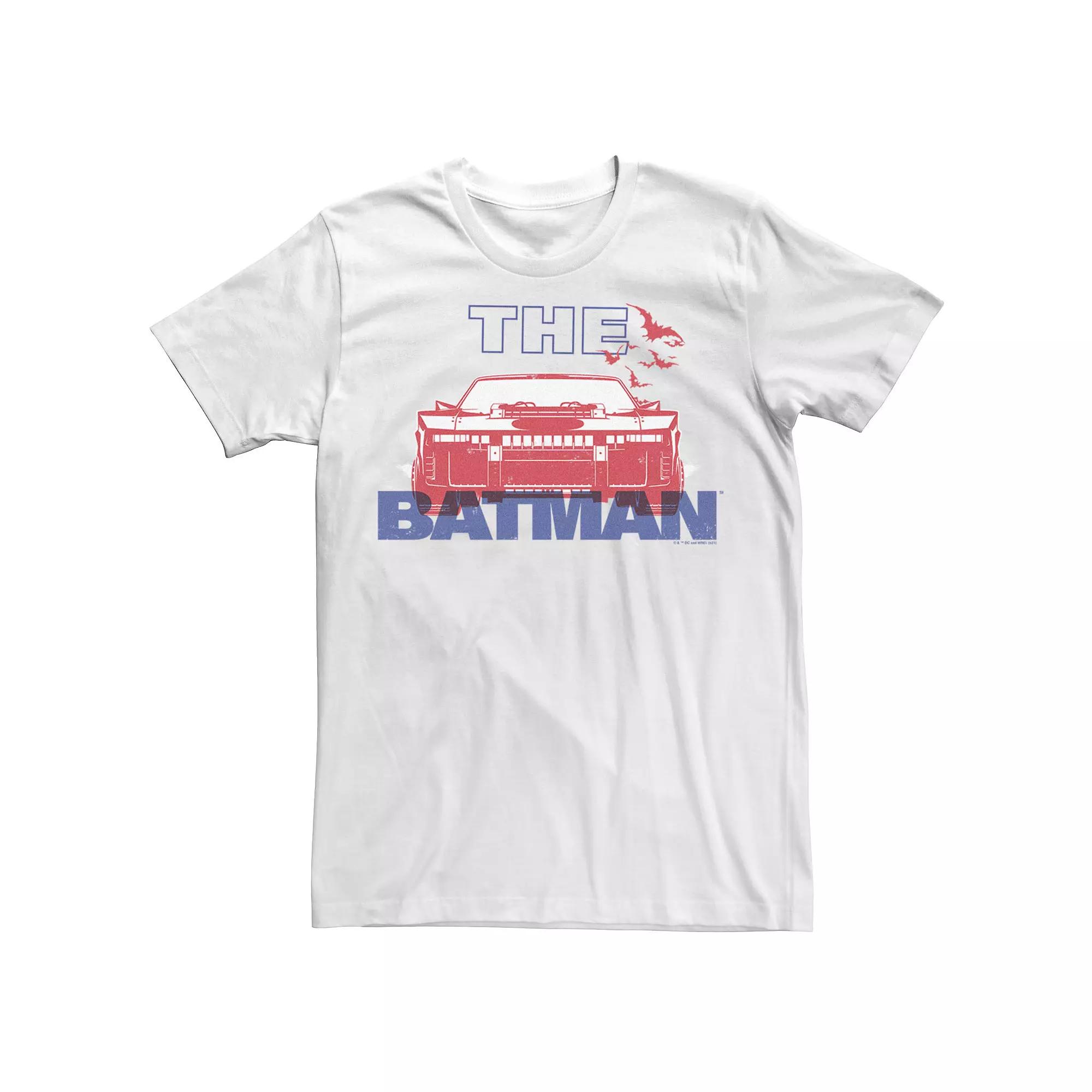 Men's DC Comics The Batman Red Batmobile Tee,  Product Image