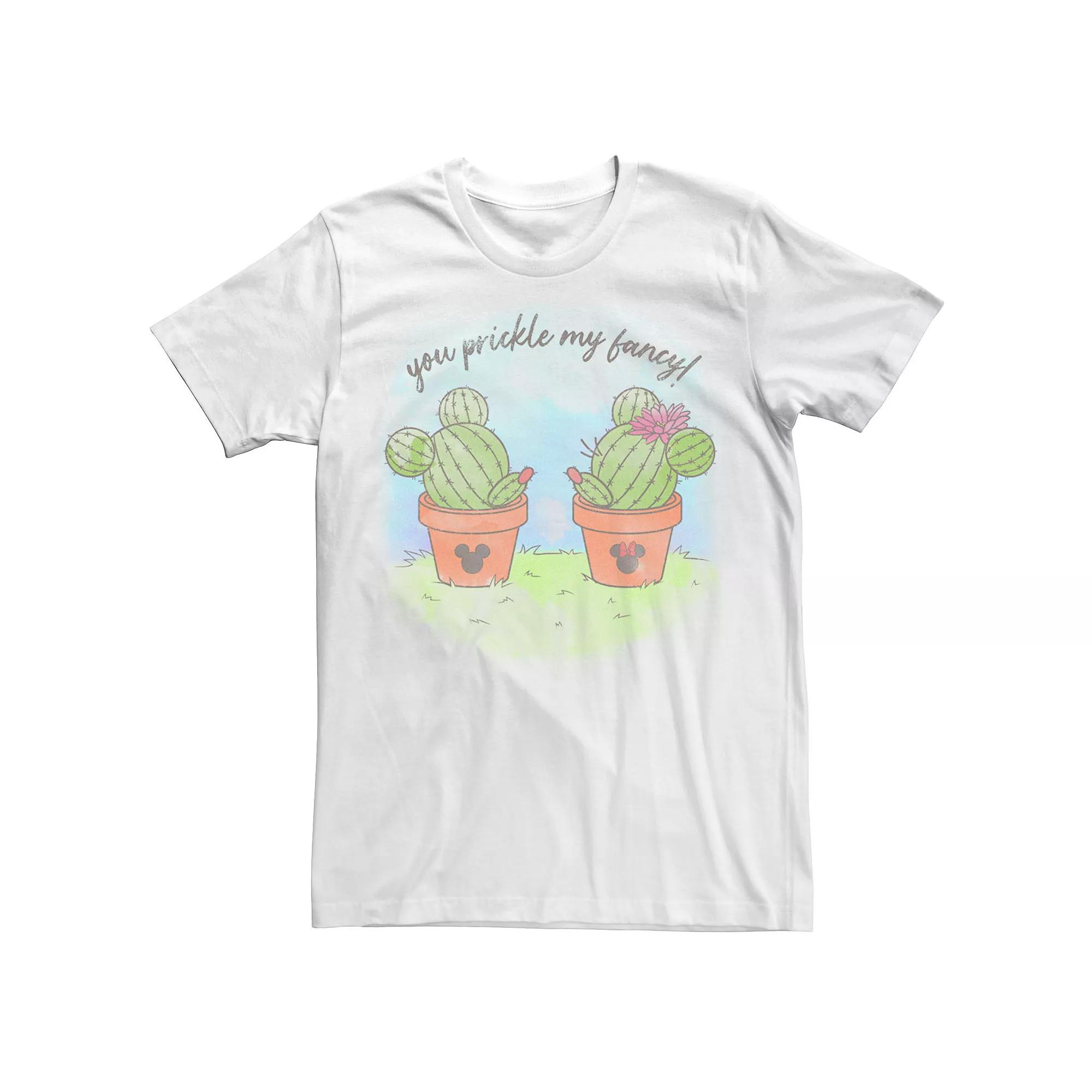 Disney's Mickey & Friends Mickey & Minnie Men's You Prickle My Fancy Tee,  Product Image