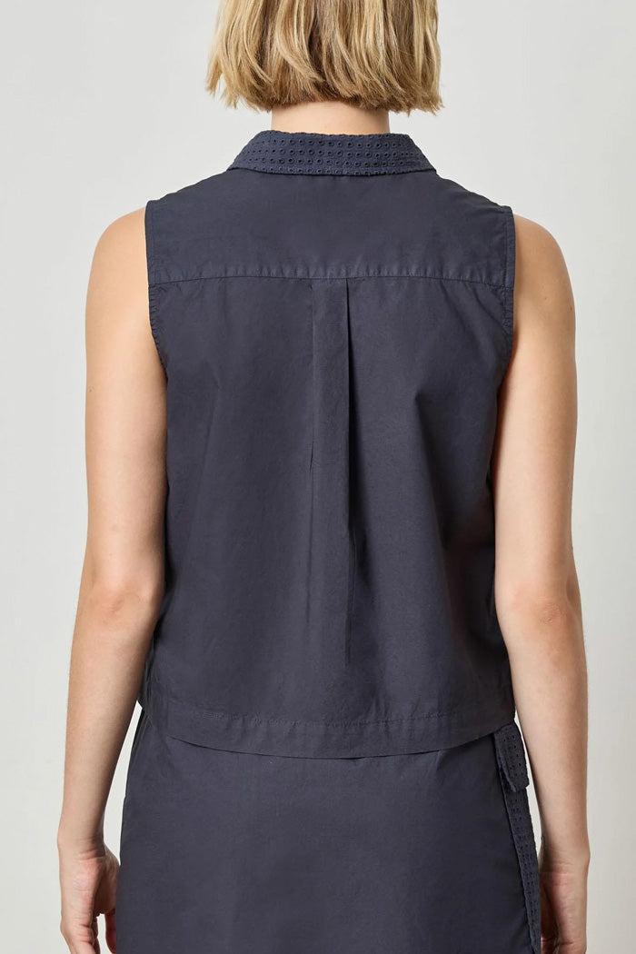 Eyelet Pocket Wrap Skirt Product Image