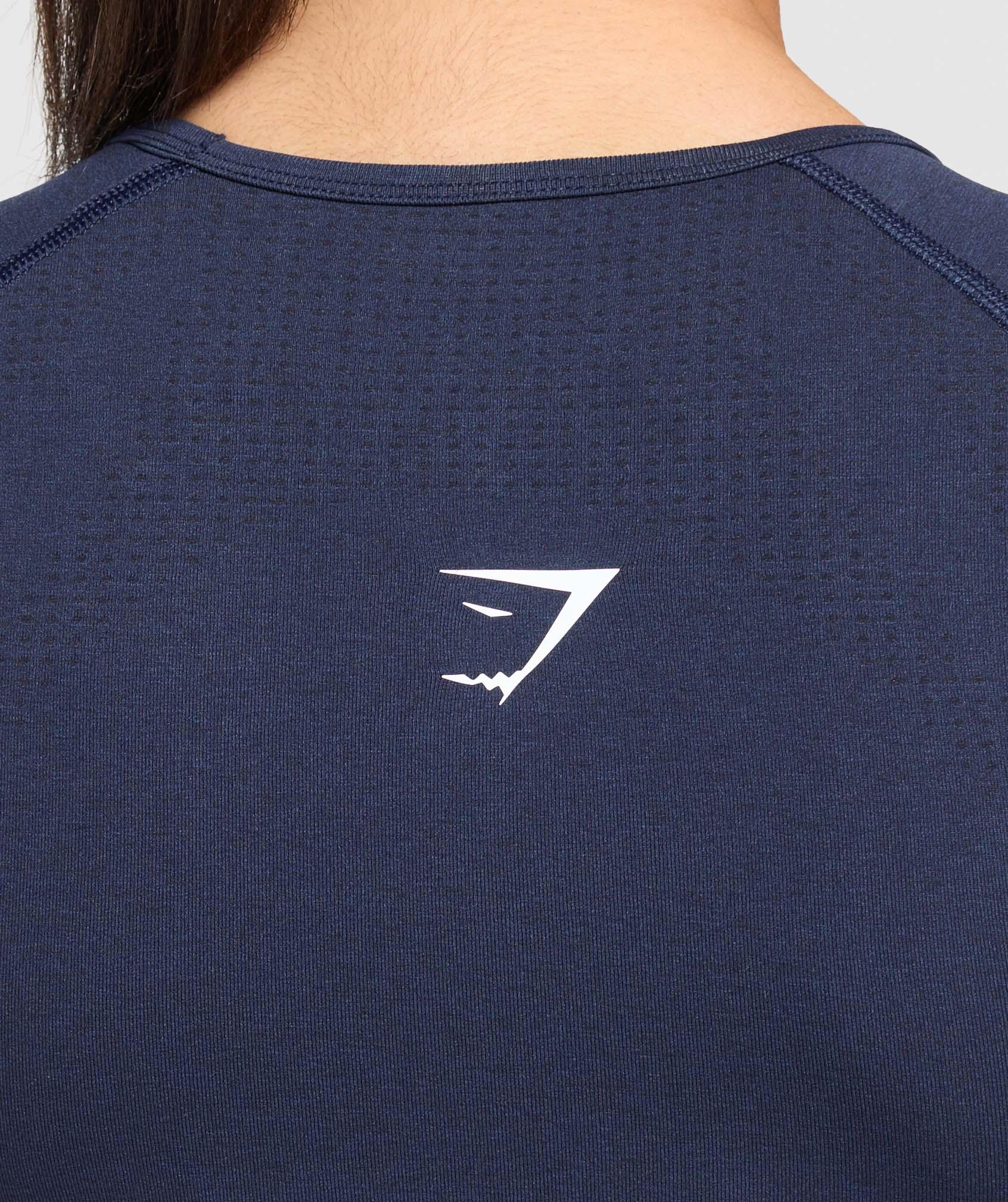 Gymshark Vital Scoop Neck Top - Heavy Blue/Marl Female Product Image