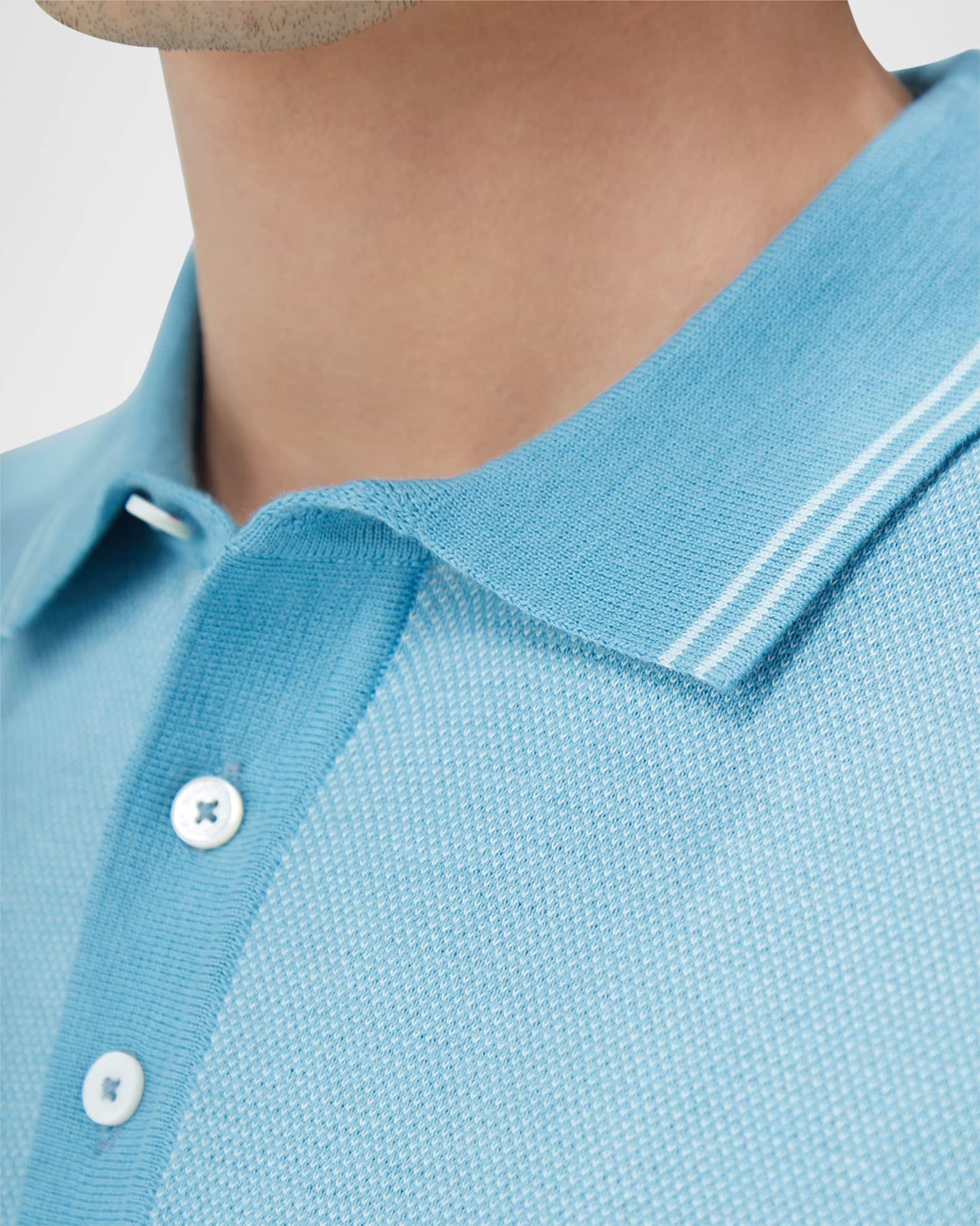 Men's 3-Button Polo Sweater Product Image