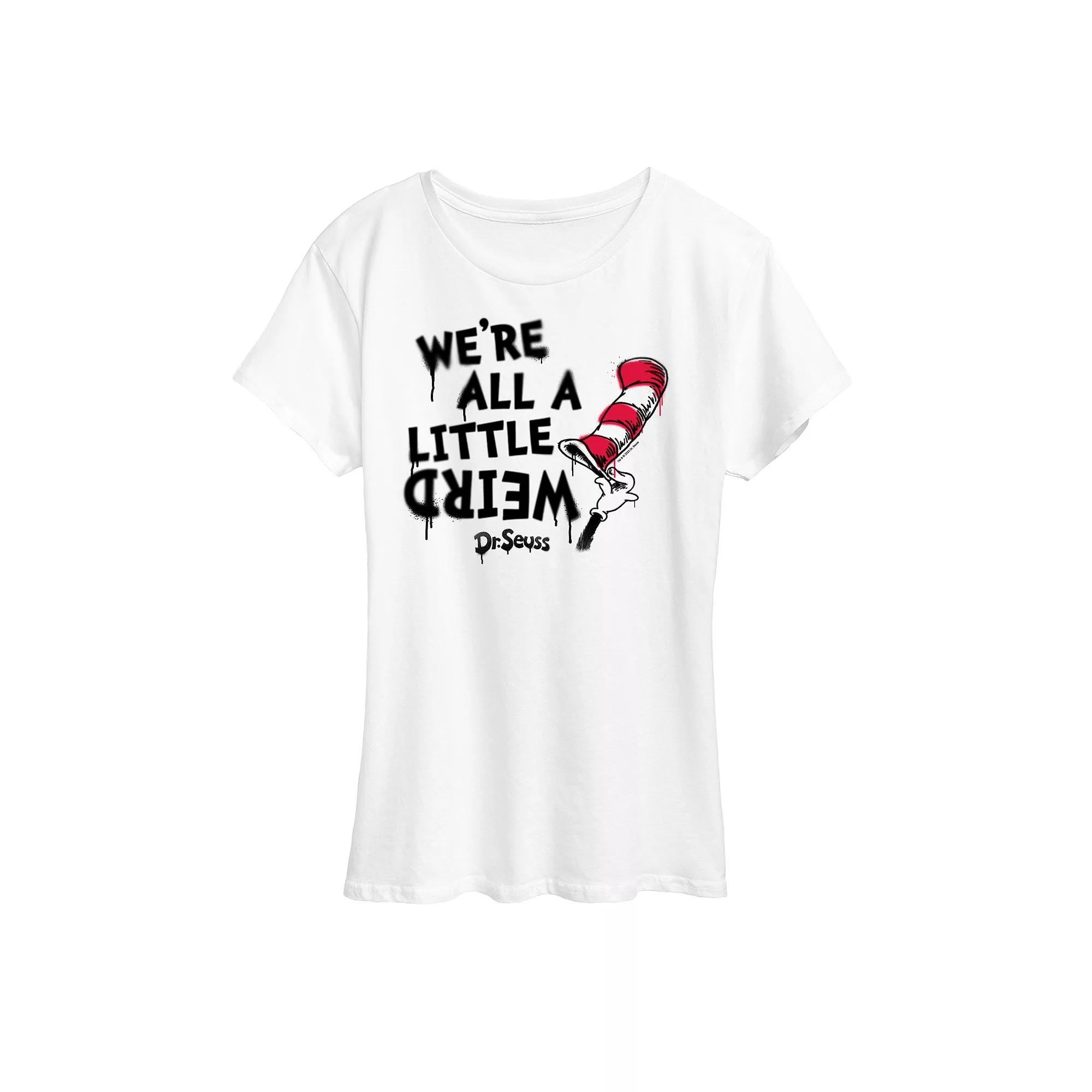 Women's Dr. Seuss A Little Weird Graphic Tee,  Product Image