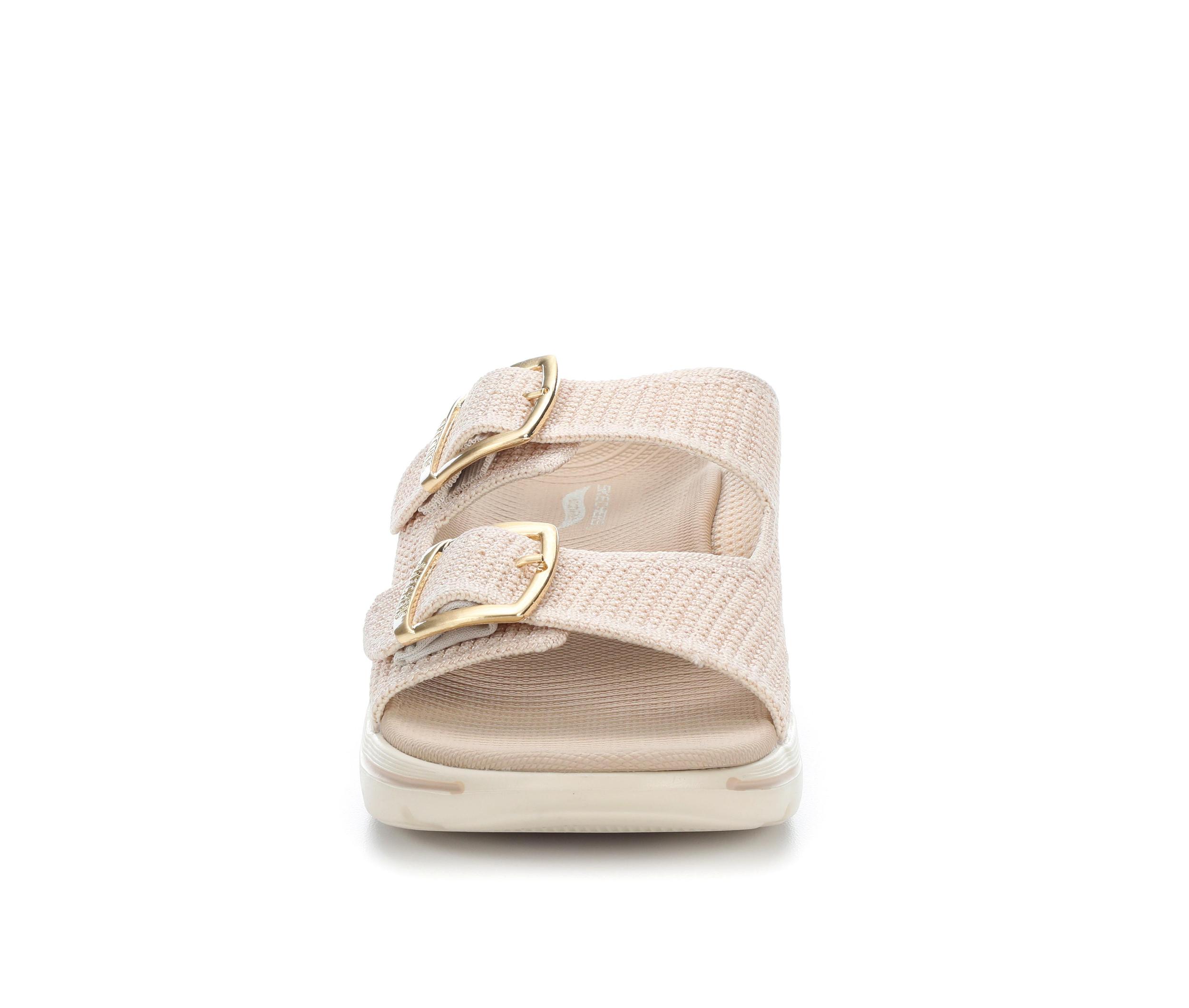 Women's Skechers Go Go Walk Arch Fit 140871 Wedge Sandals Product Image