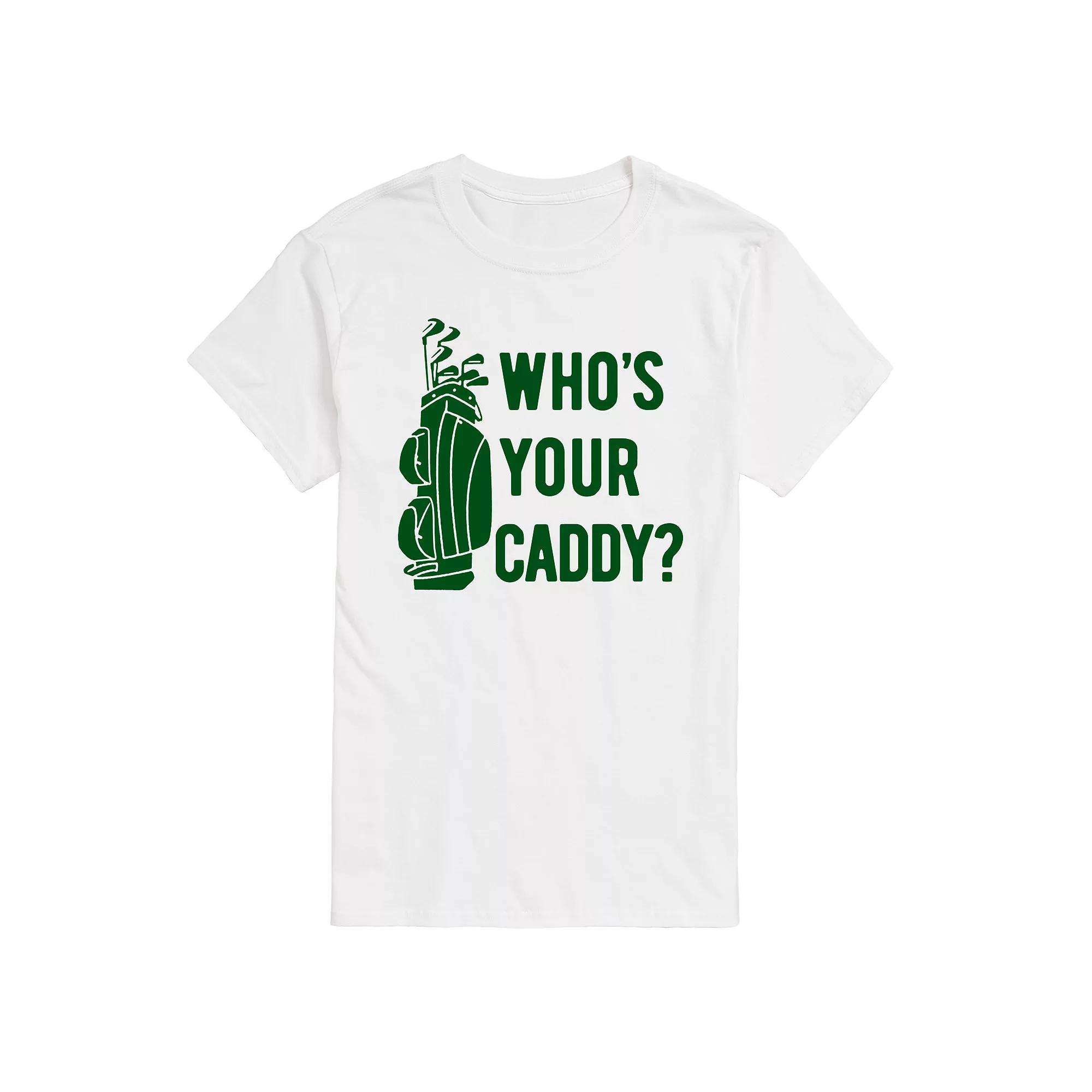 Big & Tall Who's Your Caddy Graphic Tee, Men's,  Product Image