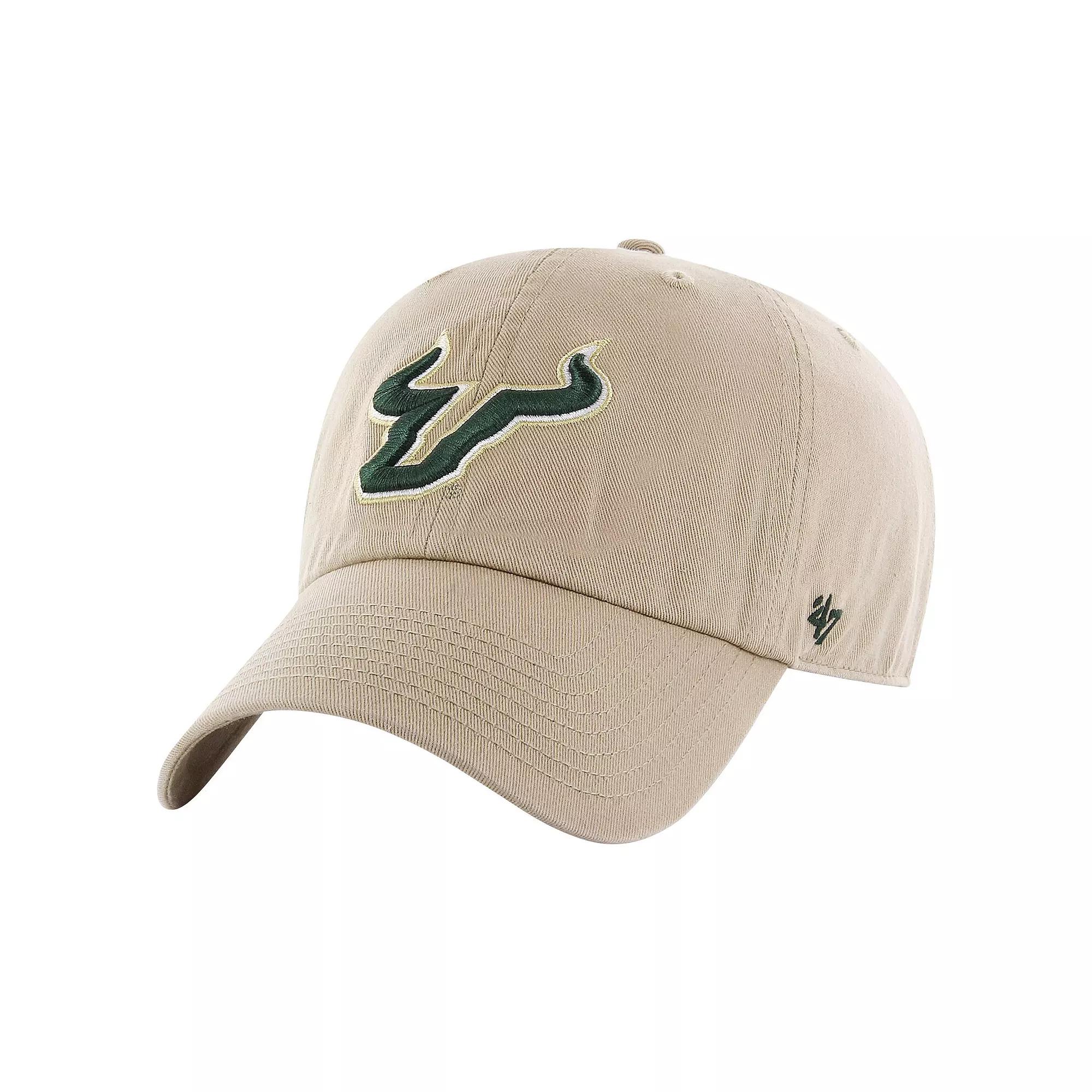 Men's '47 Khaki South Florida Bulls Clean Up Adjustable Hat, Usf Beig K Product Image