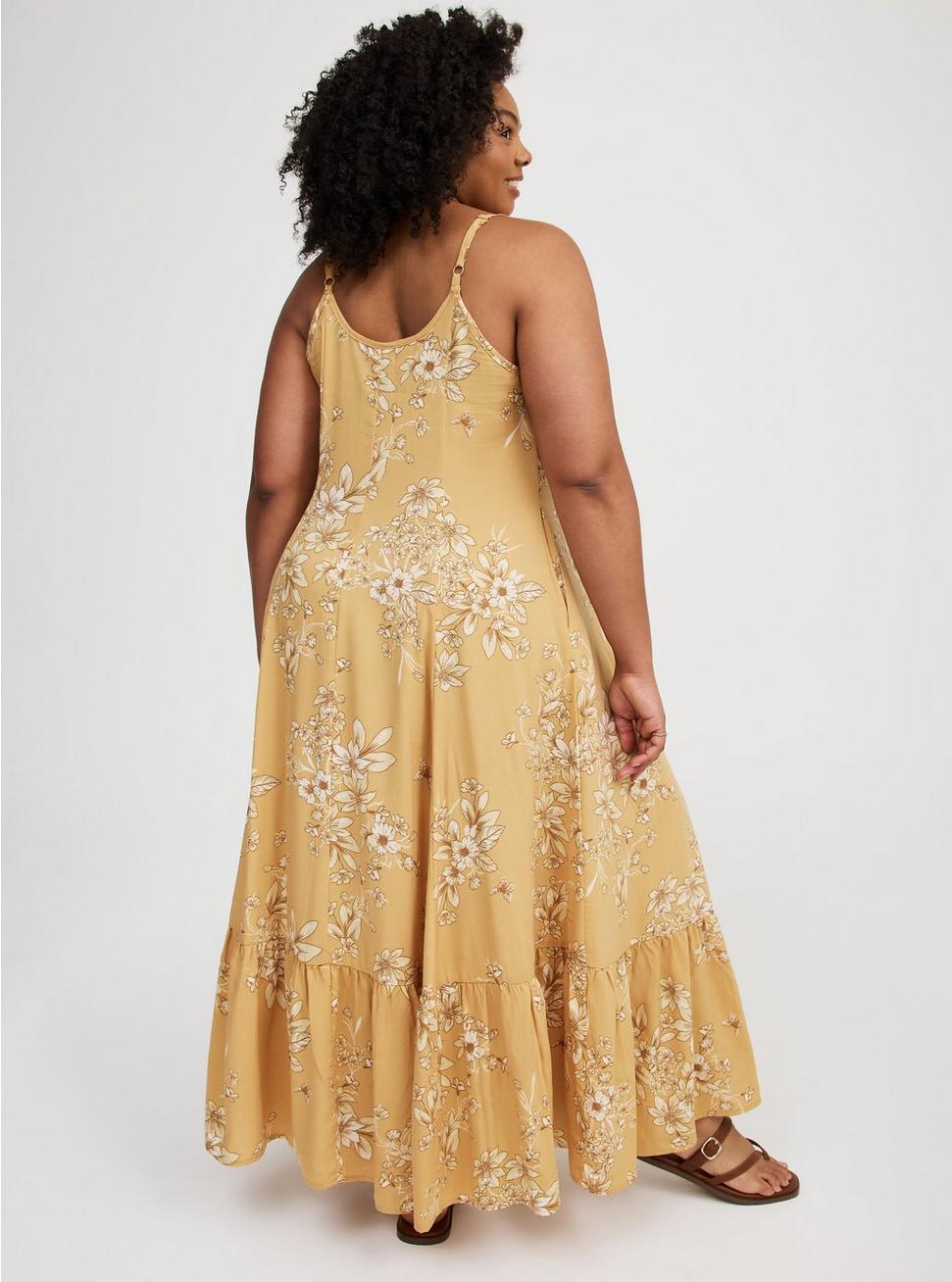 Tiered Trapeze Maxi Dress Product Image