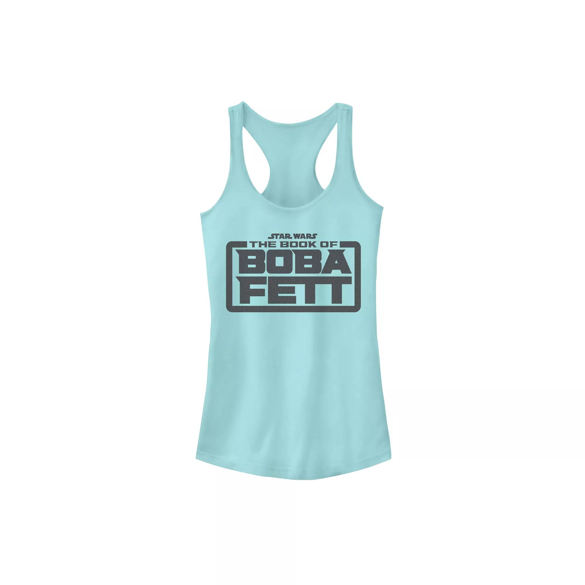 Juniors' Star Wars The Book Of Boba Fett Simple Logo Graphic Tank Top, Girl's,  Product Image