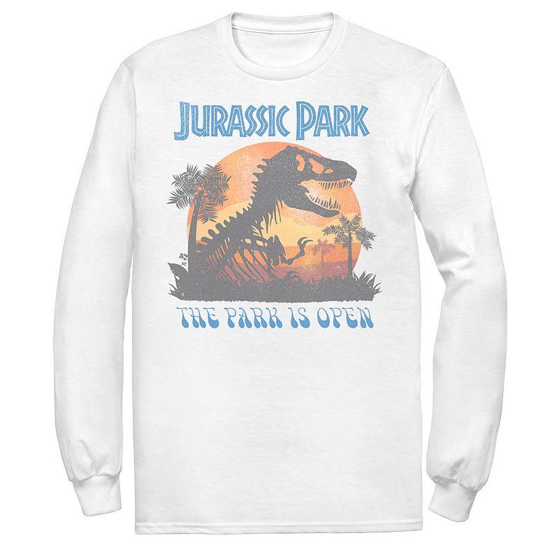Men's Jurassic Park T Rex Sunset Portrait Tee,  Product Image