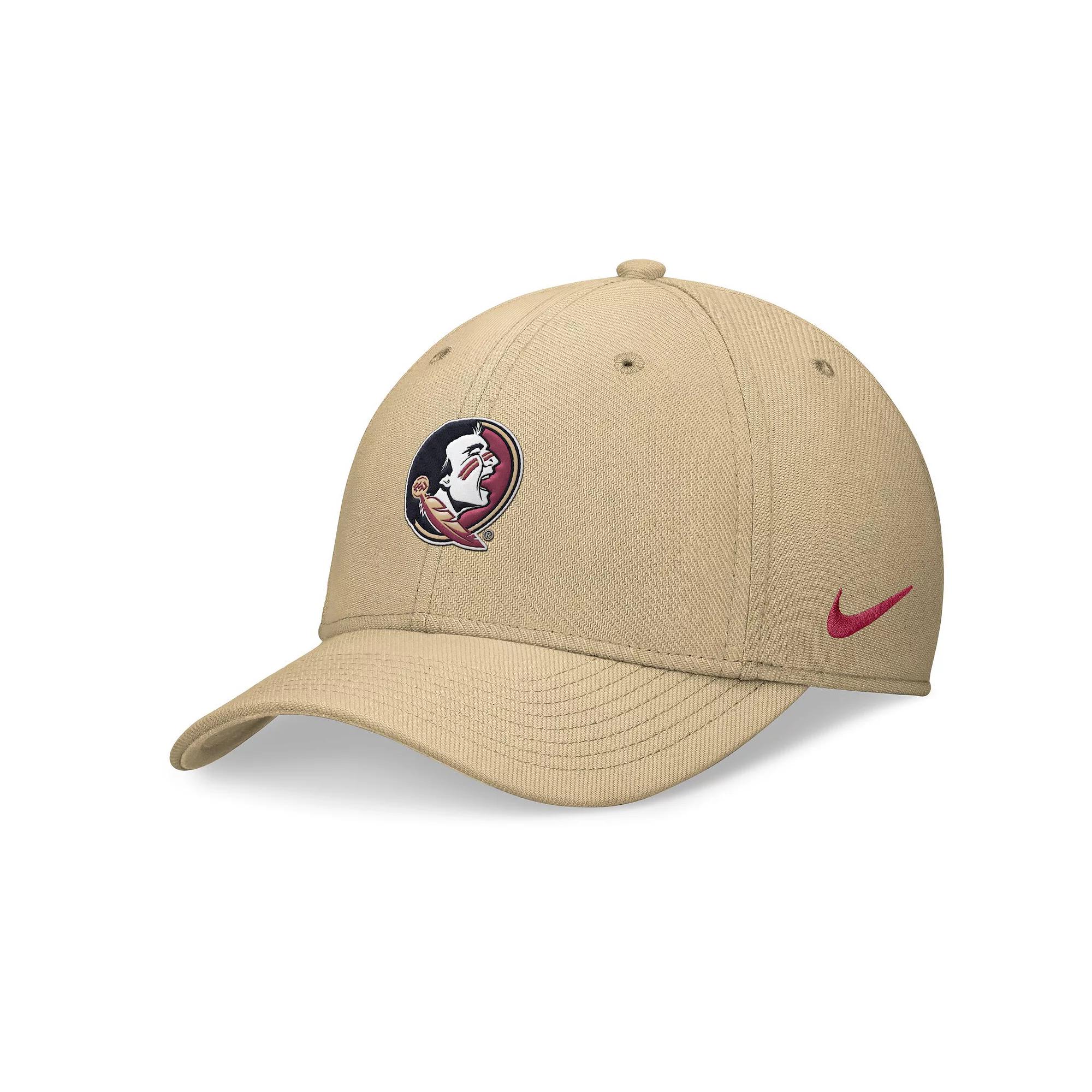 Men's Nike Gold Florida State Seminoles 2024 On-Field Swoosh Flex Hat, Size: Large/XL Product Image