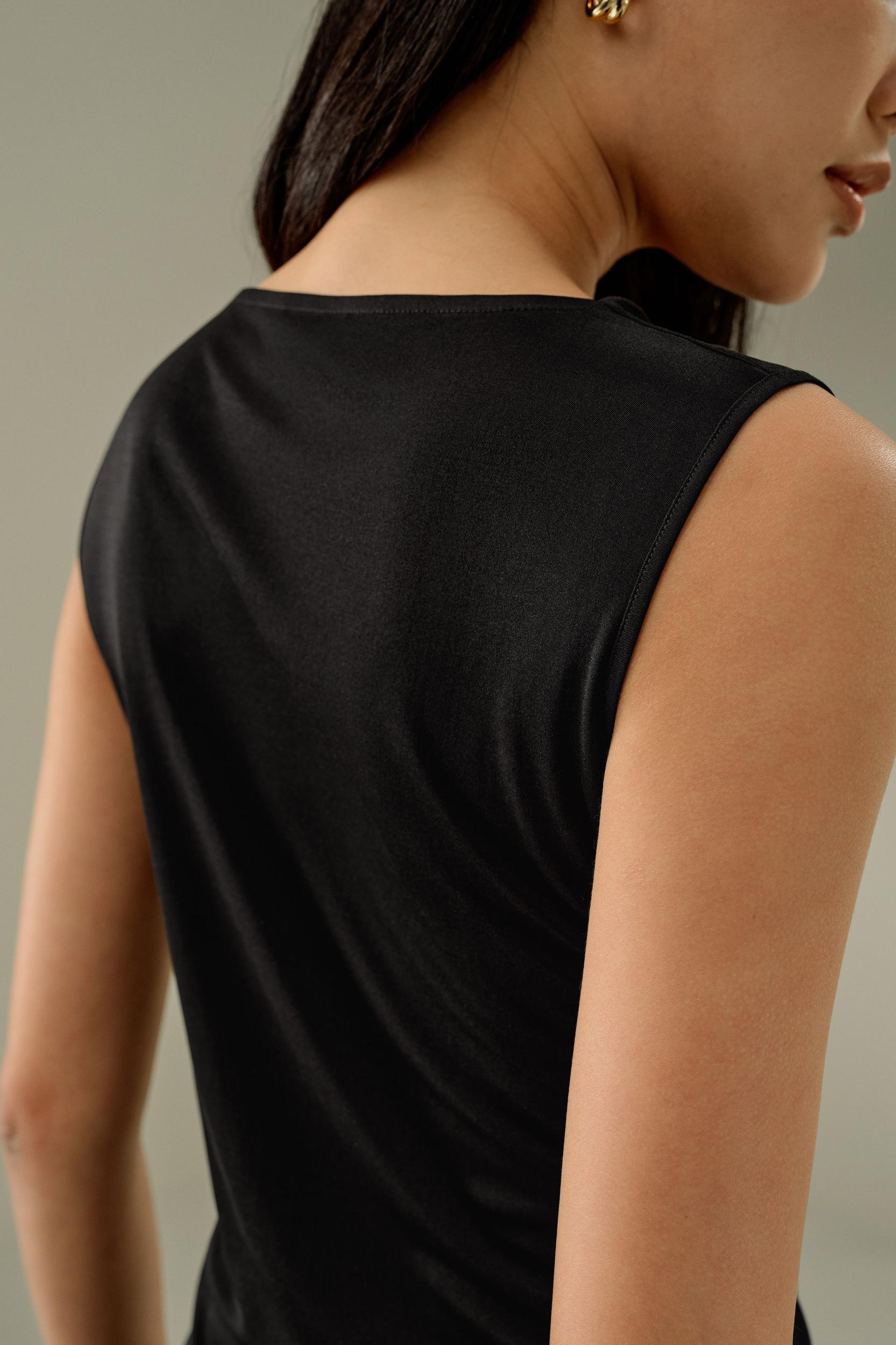 LILYSILK Silk Tshirt | Female | Lilac Premium Silk | Comfortable Perfect for Layering Tops XL Product Image