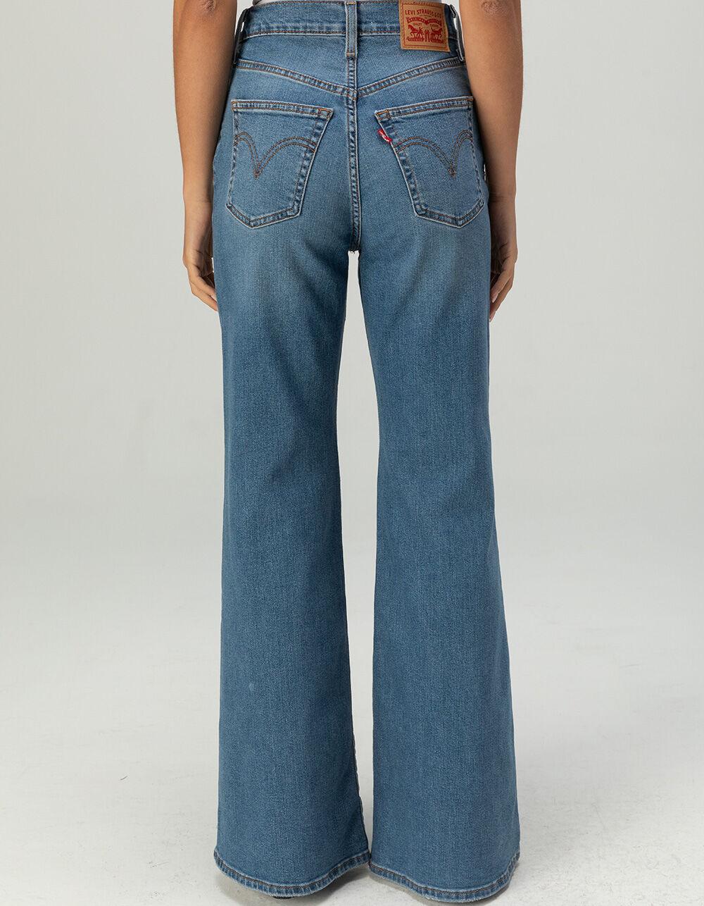 LEVI'S Ribcage Bell Womens Jeans - So Nice - DARK BLAST Product Image