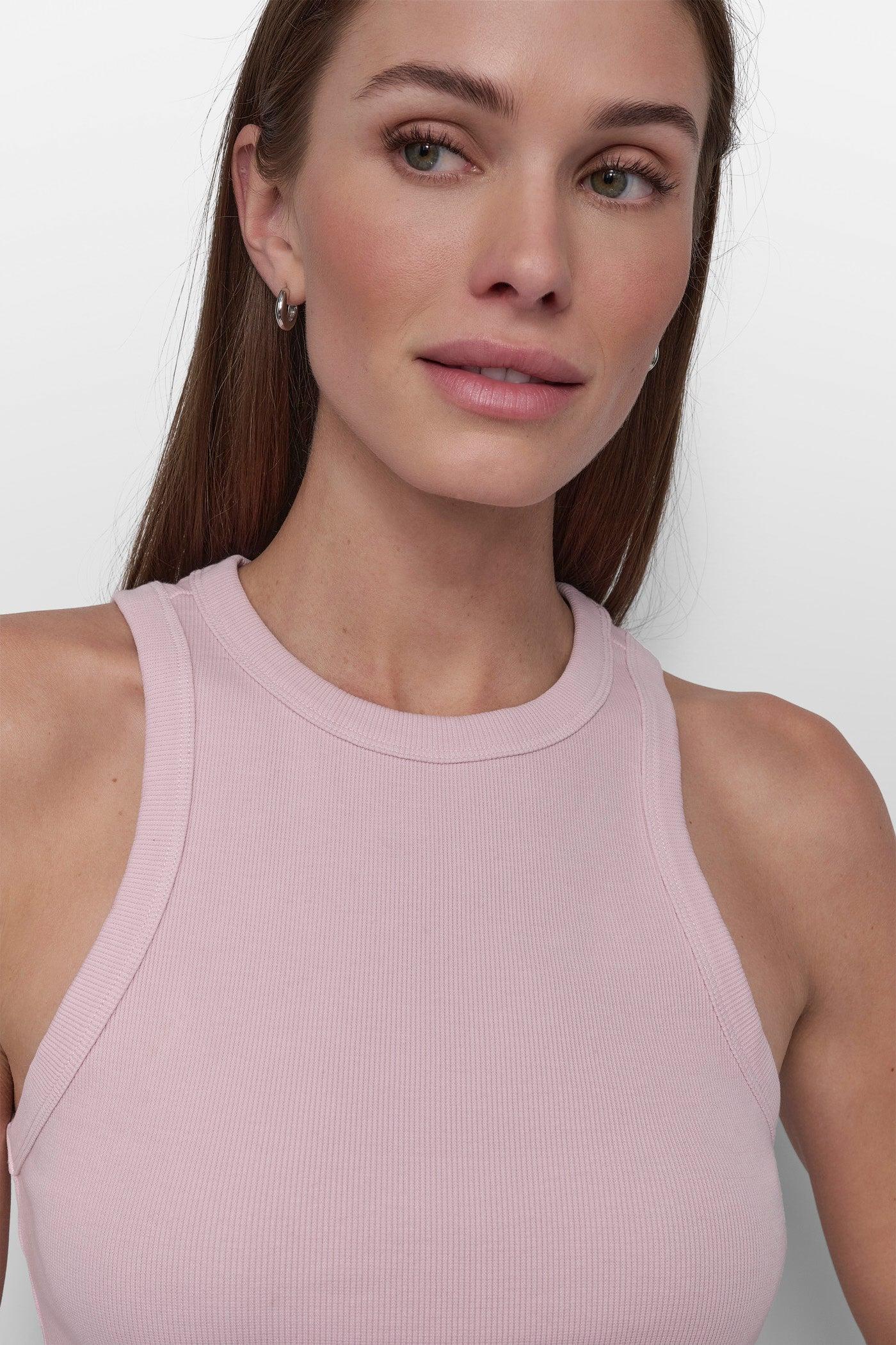 RIBBED HIGH NECK TANK Product Image