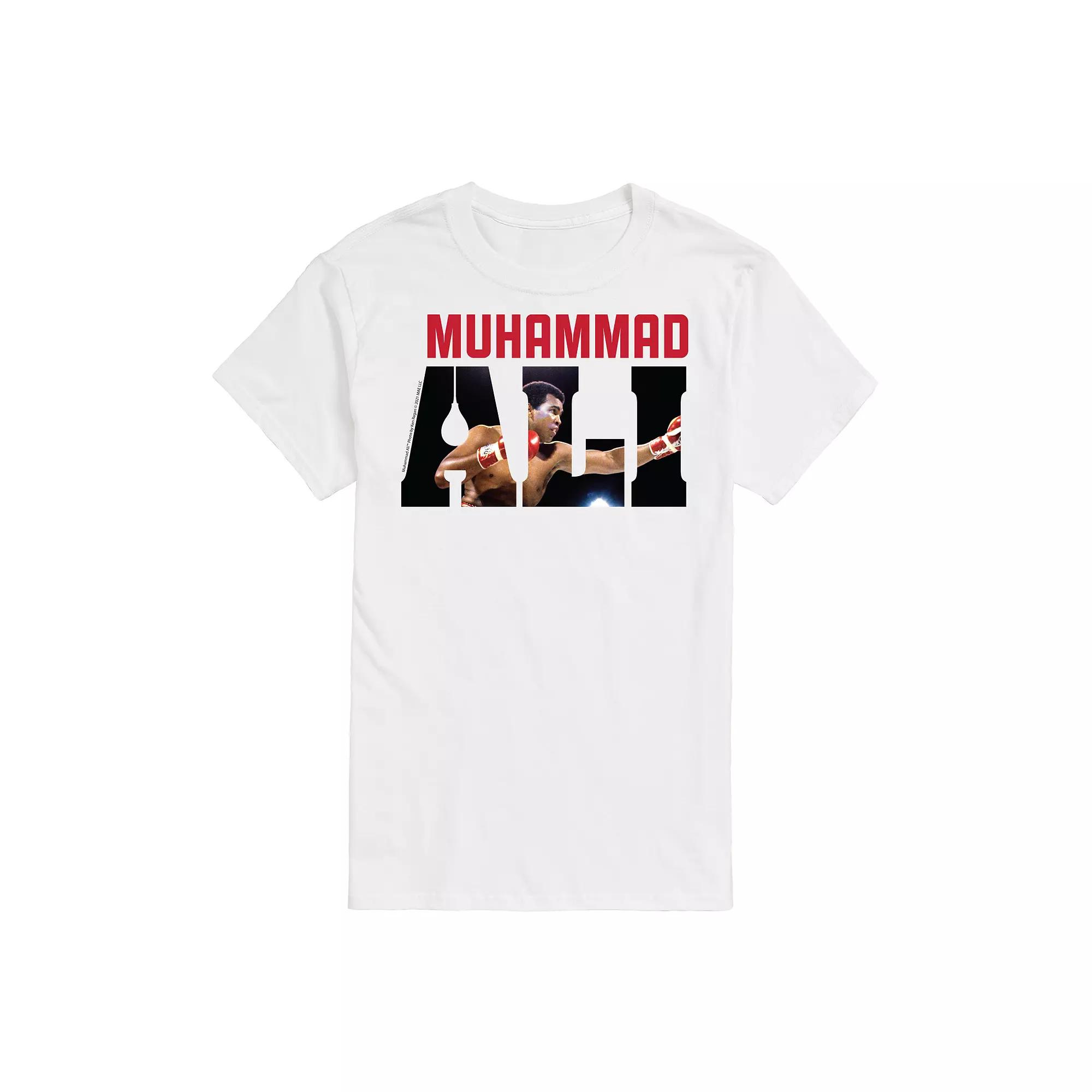 Big & Tall Muhammad Ali Photo Fill Tee, Men's,  Product Image