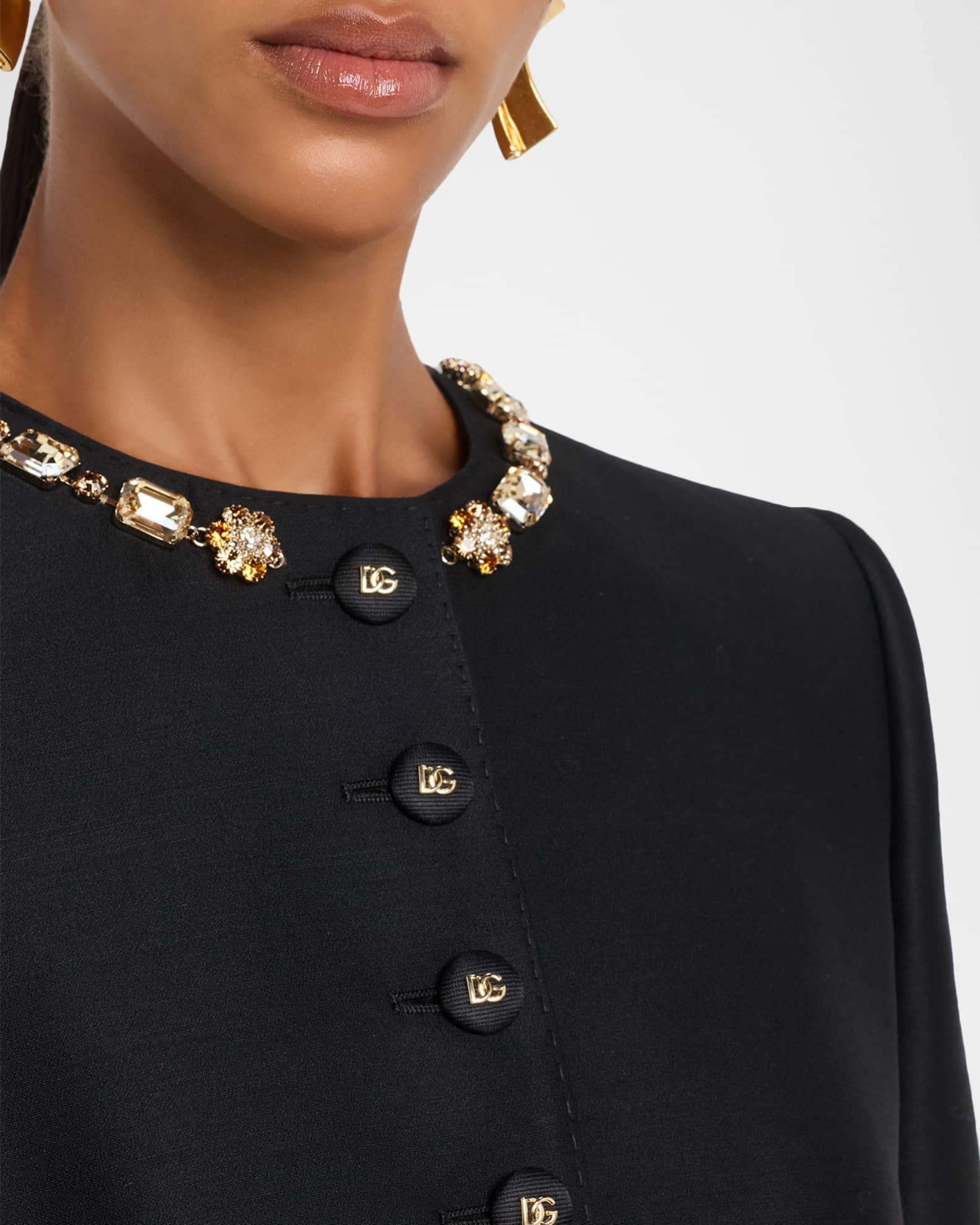 Tailored Crystal-Embellished Blazer Product Image