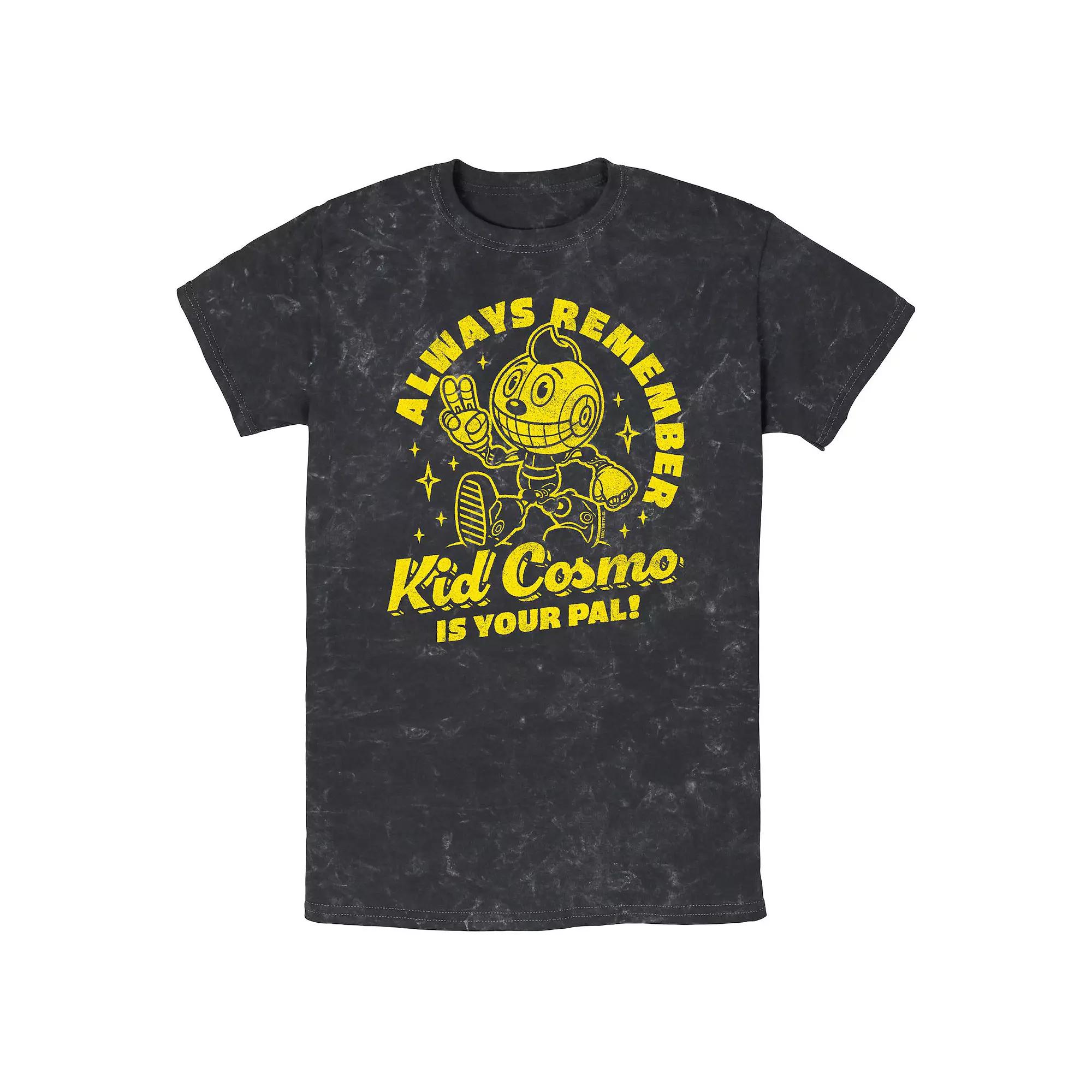 Men's The Electric State Always Remember Kid Cosmo Mineral Wash Graphic Tee,  Product Image