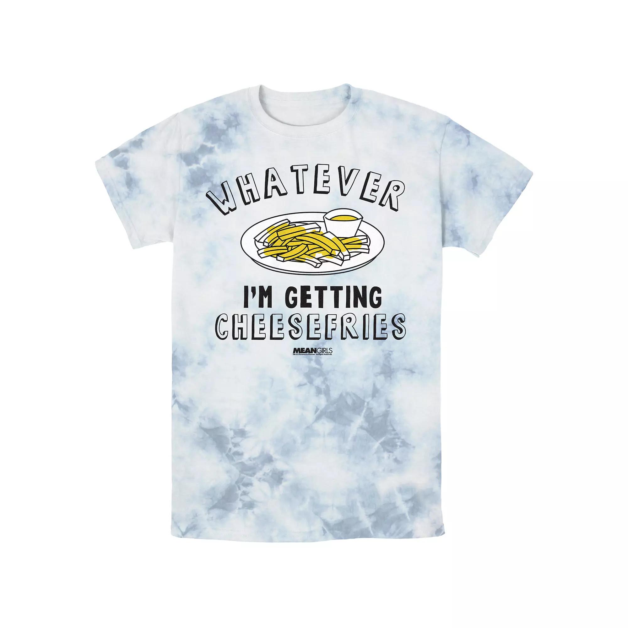 Men's Mean Girls Whatever I'm Getting Cheese Fries Bombard Wash Graphic Tee,  Product Image