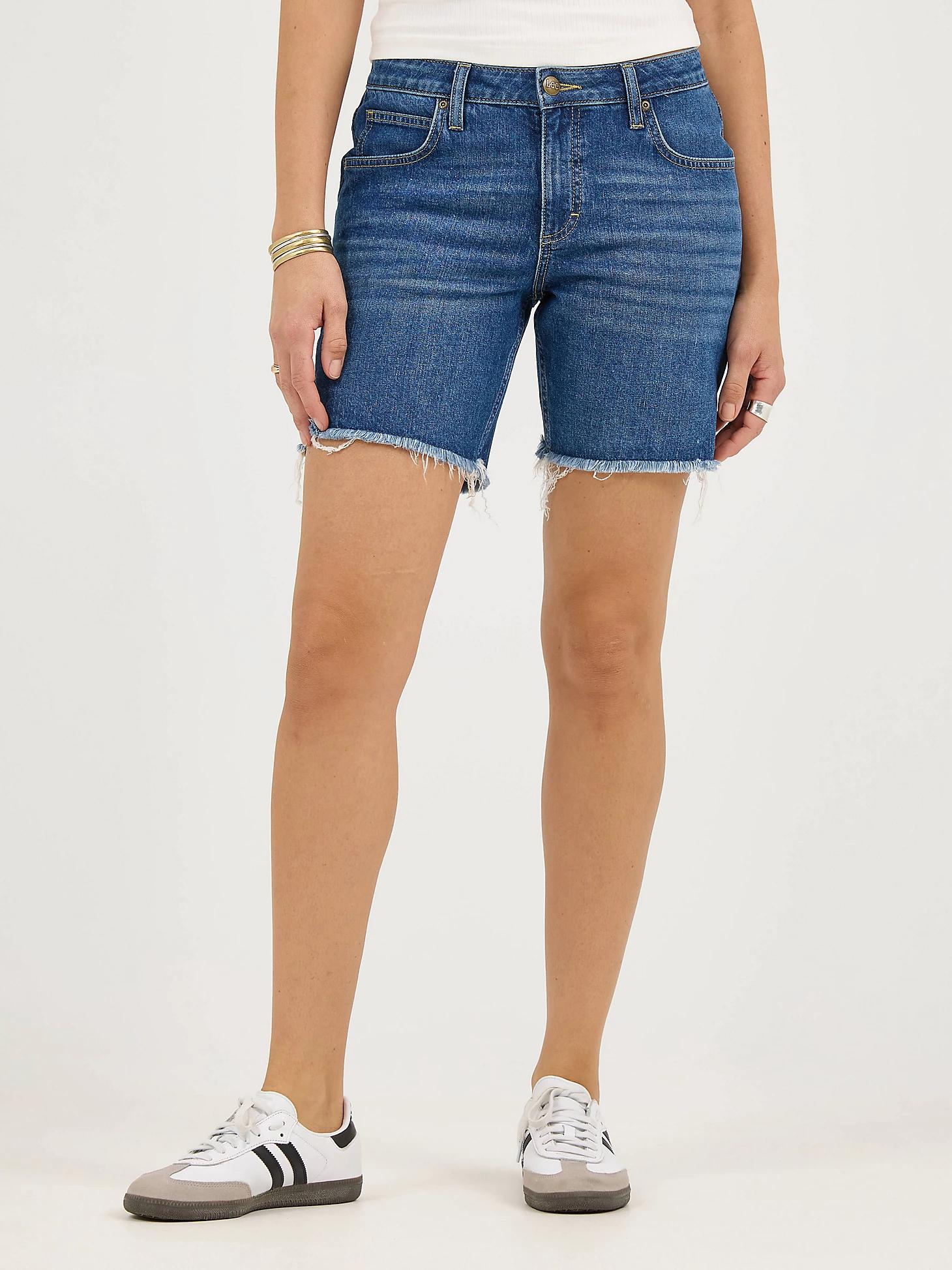 Women's Legendary Frayed Hem Side Slit Short | Women's Shorts | Lee® Product Image