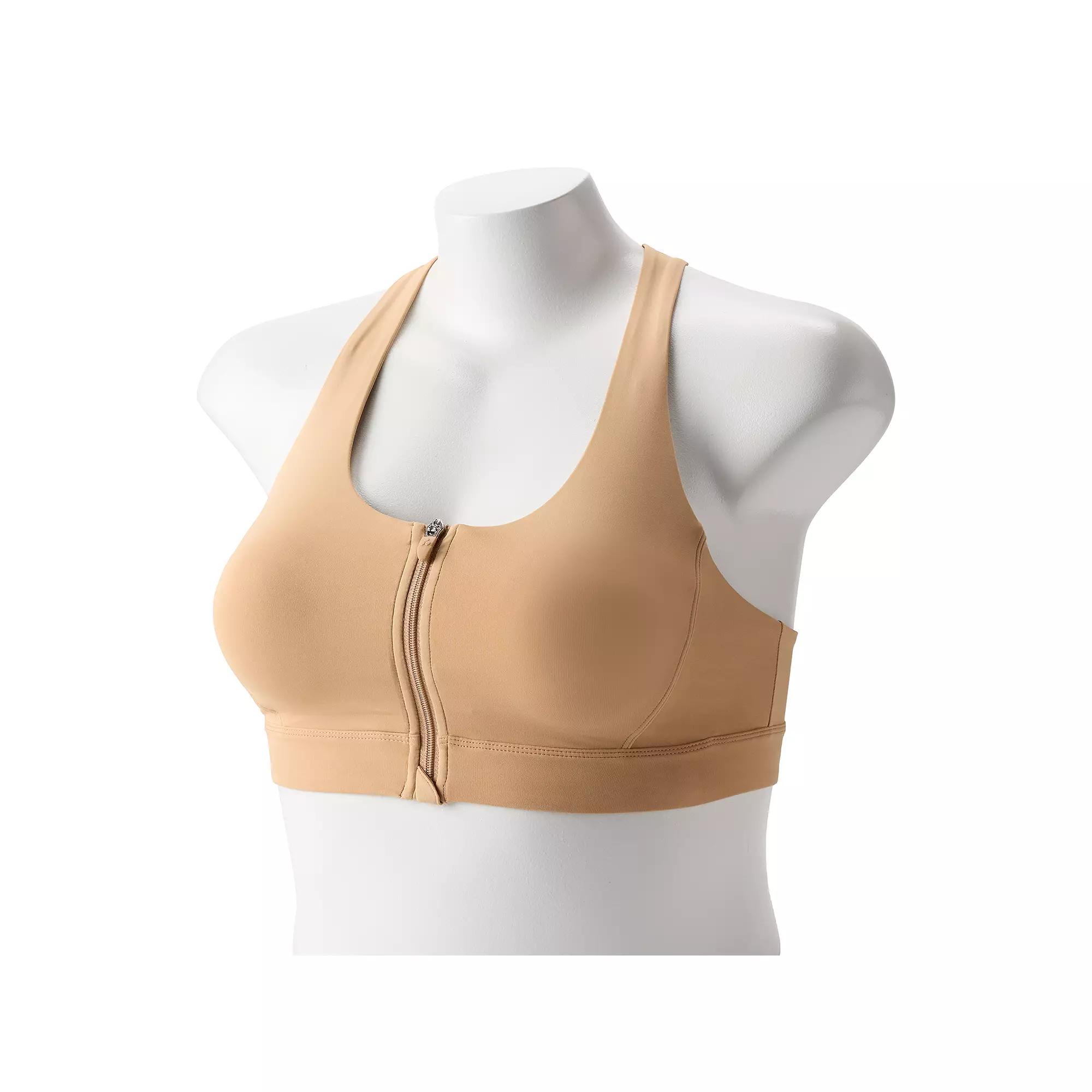 Women's Tek Gear® Ultrastretch Medium Support Sports Bra, Size: Large, Mini Latte Product Image