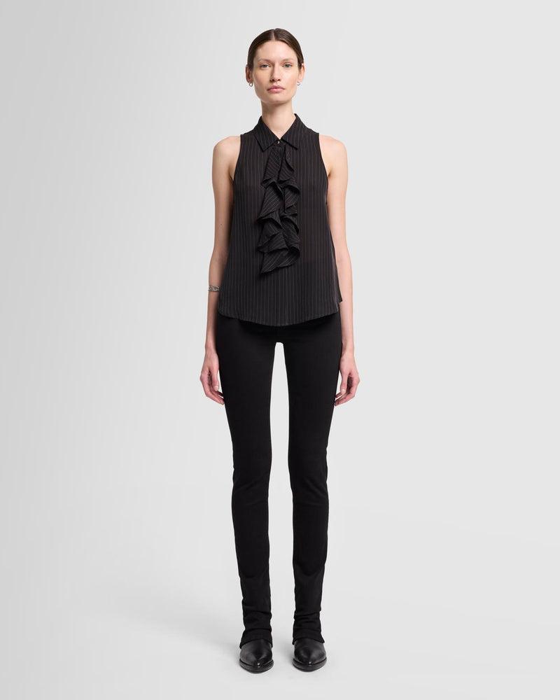 Ruffle Bow Halter Top Product Image