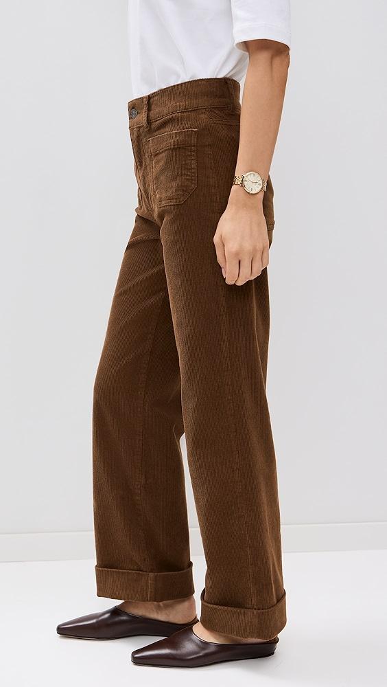 FRAME 70'S Cropped Wide Leg Corduroy Jeans | Shopbop Product Image