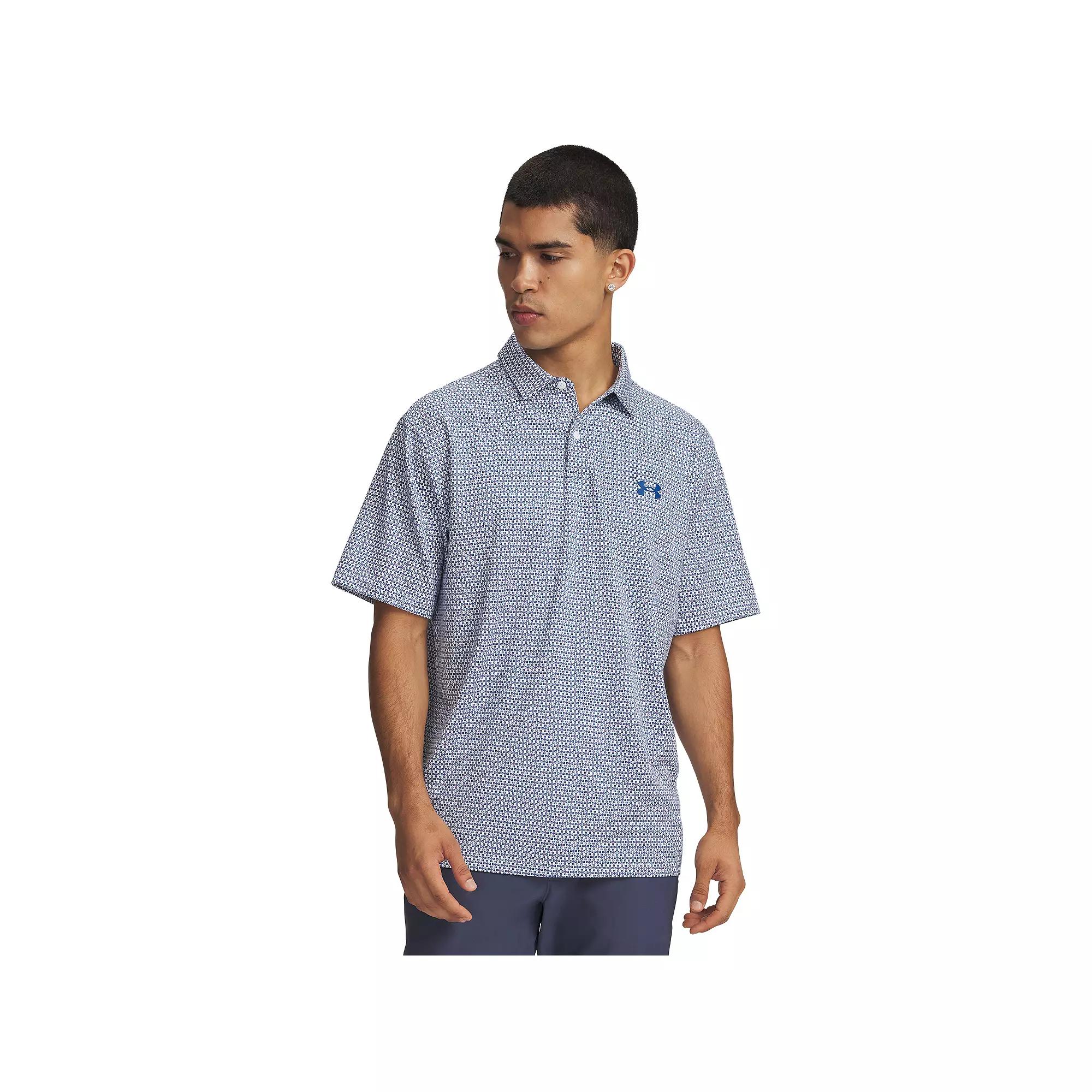 Men's Under Armour Matchplay Printed Polo,  Product Image