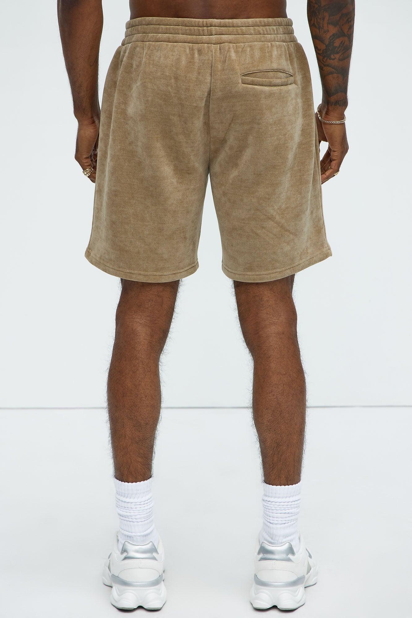 Bronzed Sweatshort - Beige Product Image