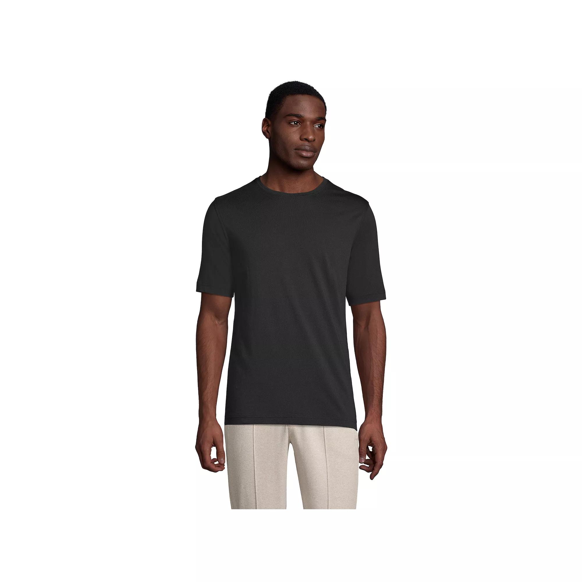 Big & Tall Lands' End Classic-Fit Supima Tee, Men's,  Product Image