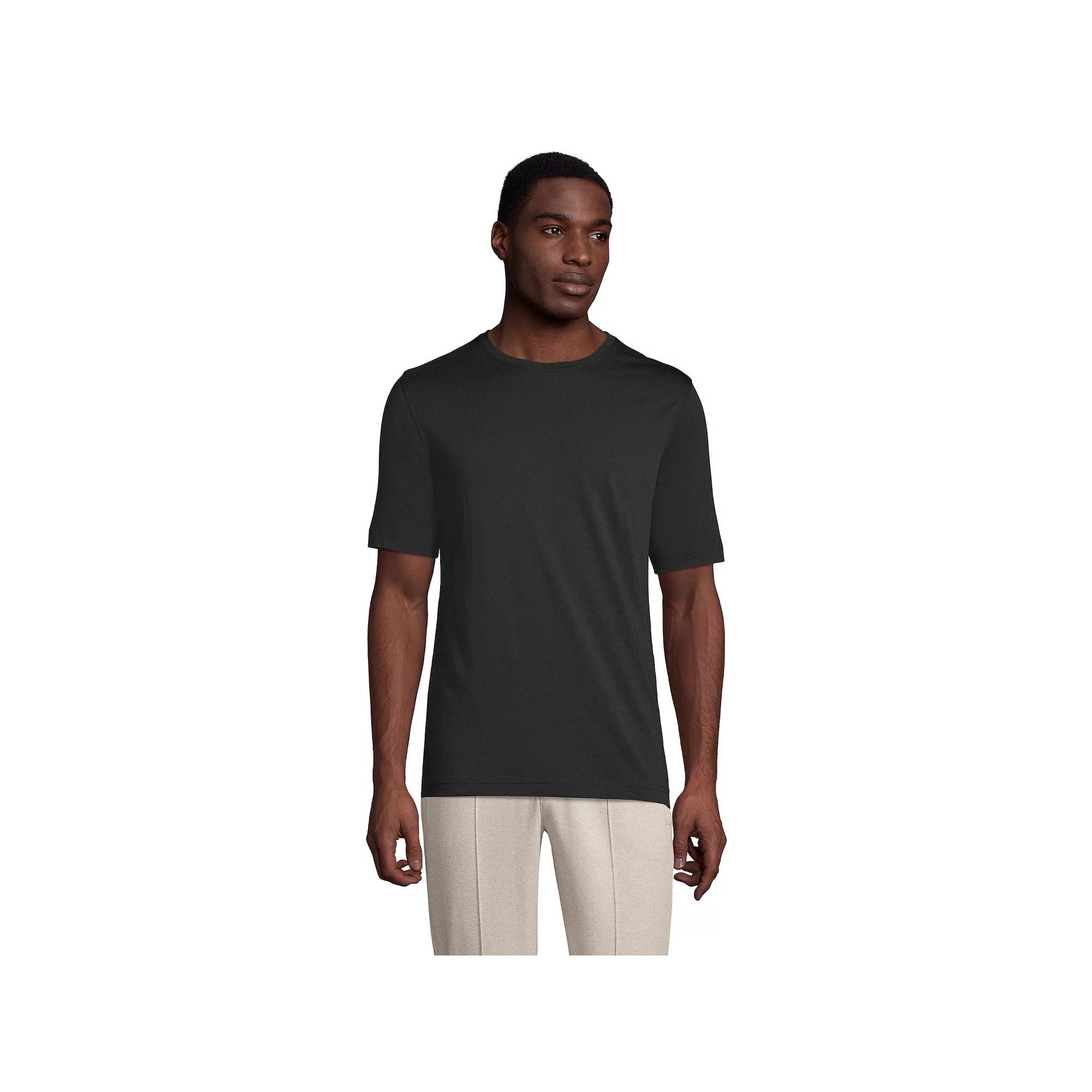 Big & Tall Lands' End Classic-Fit Supima Tee, Men's,  Product Image