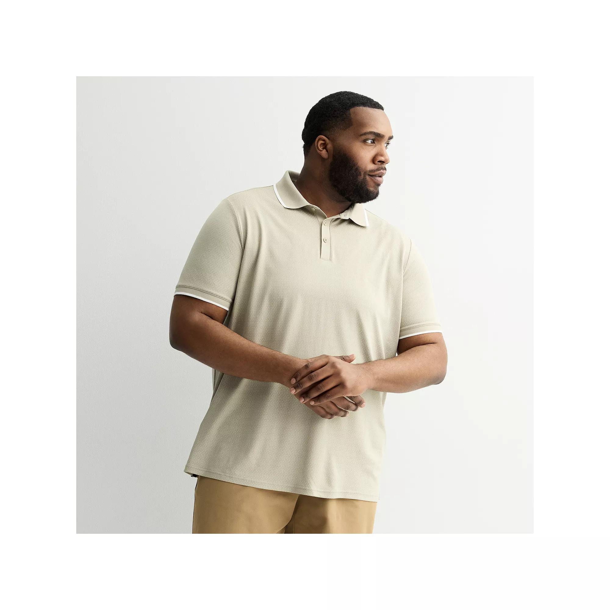 Big & Tall FLX Tipped Commuter Polo, Men's,  Product Image
