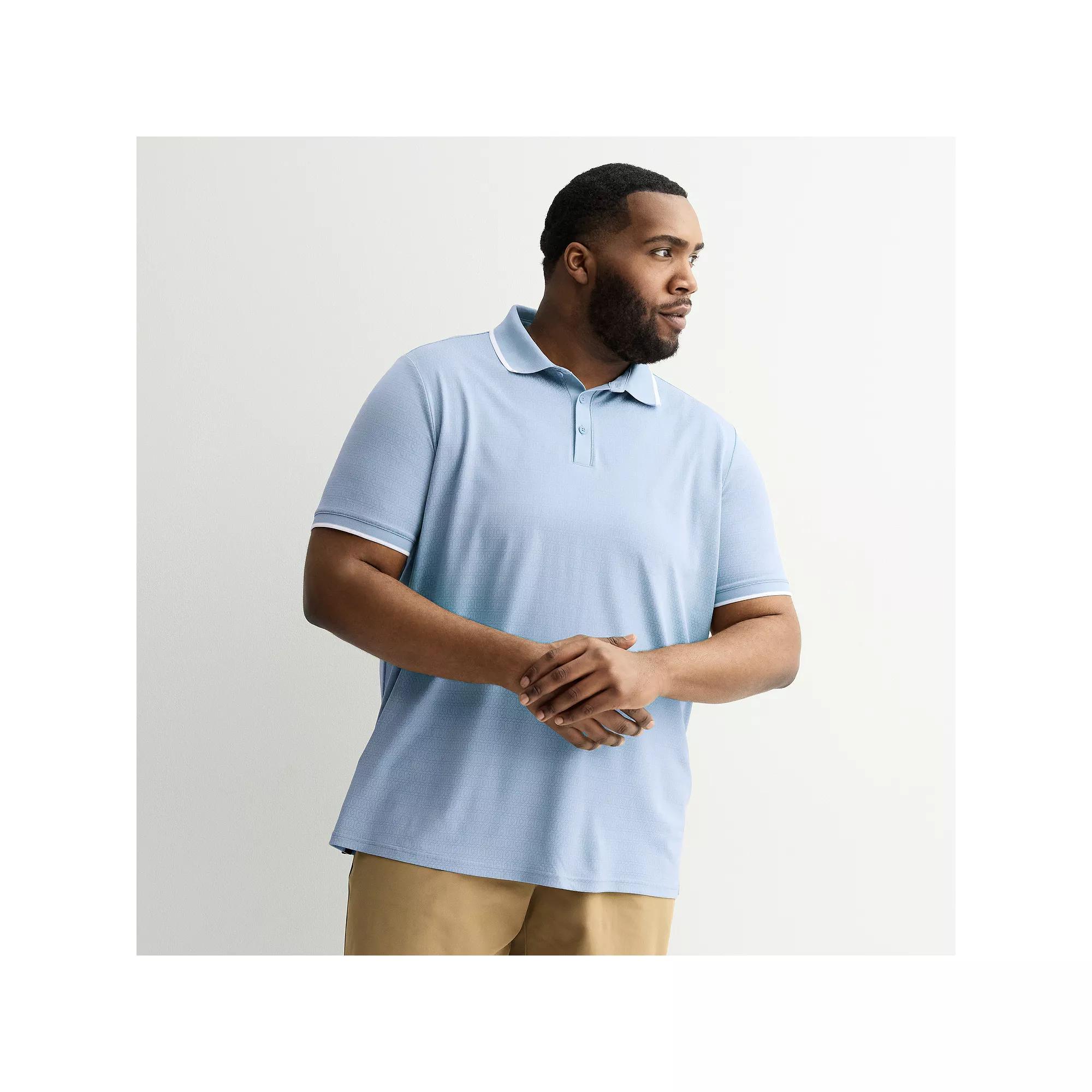 Big & Tall FLX Tipped Commuter Polo, Men's,  Product Image