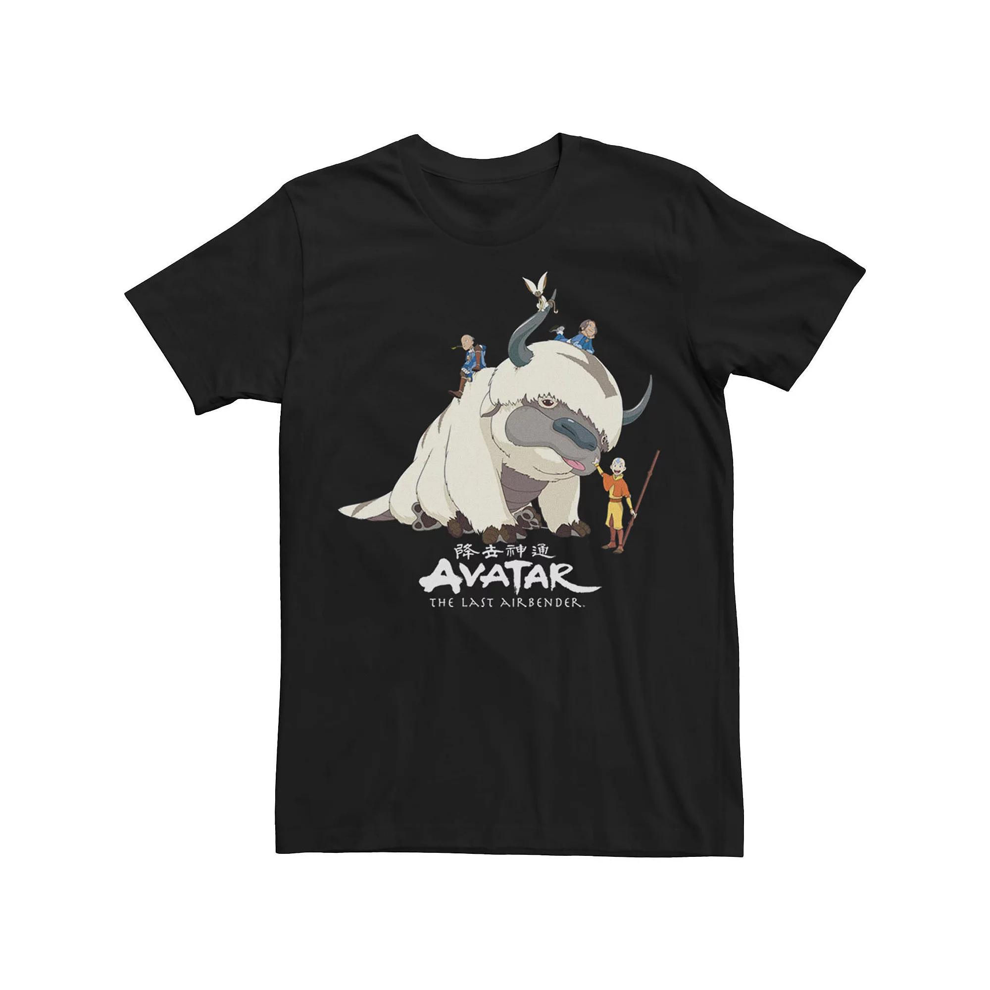 Men's Avatar: The Last Airbender Appa Ride Group Shot Tee,  Product Image
