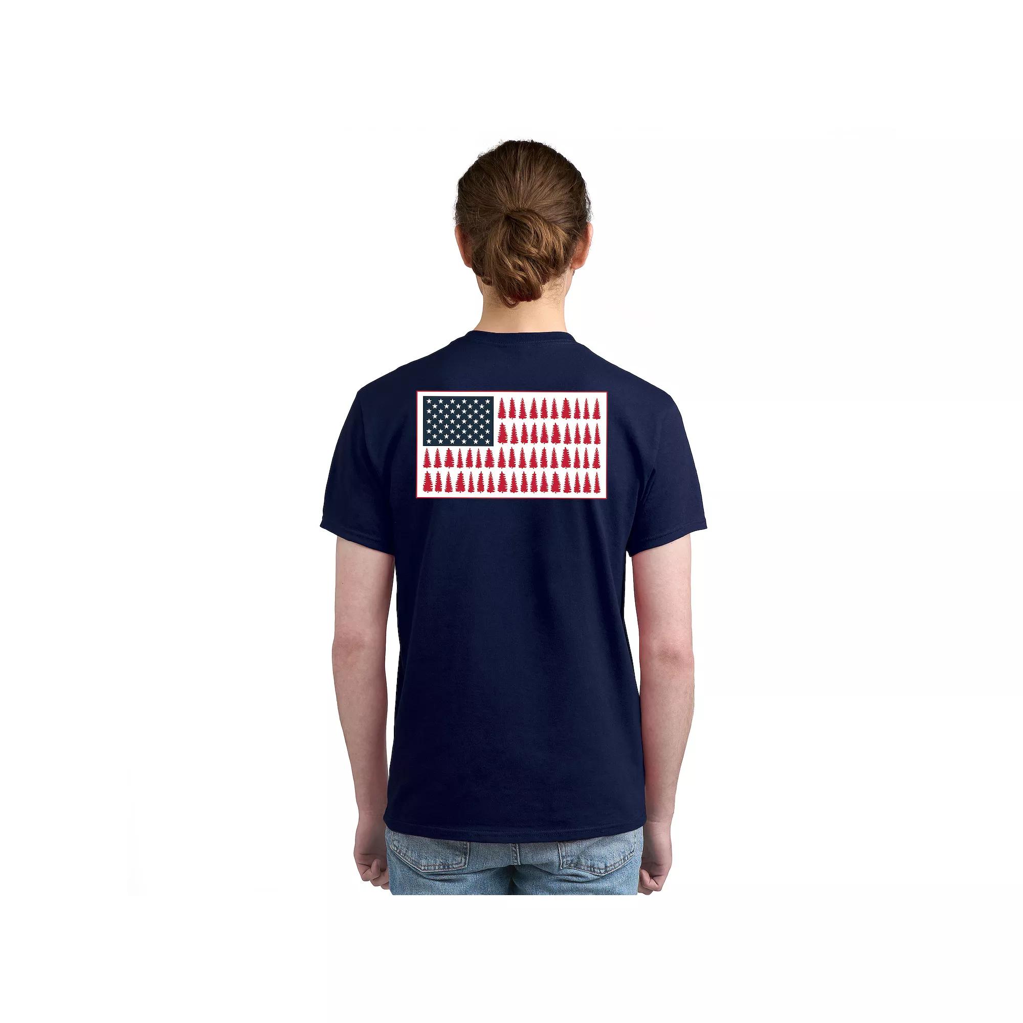 Men's Columbia Americana Adventure Print Short Sleeve Graphic Tee,  Product Image