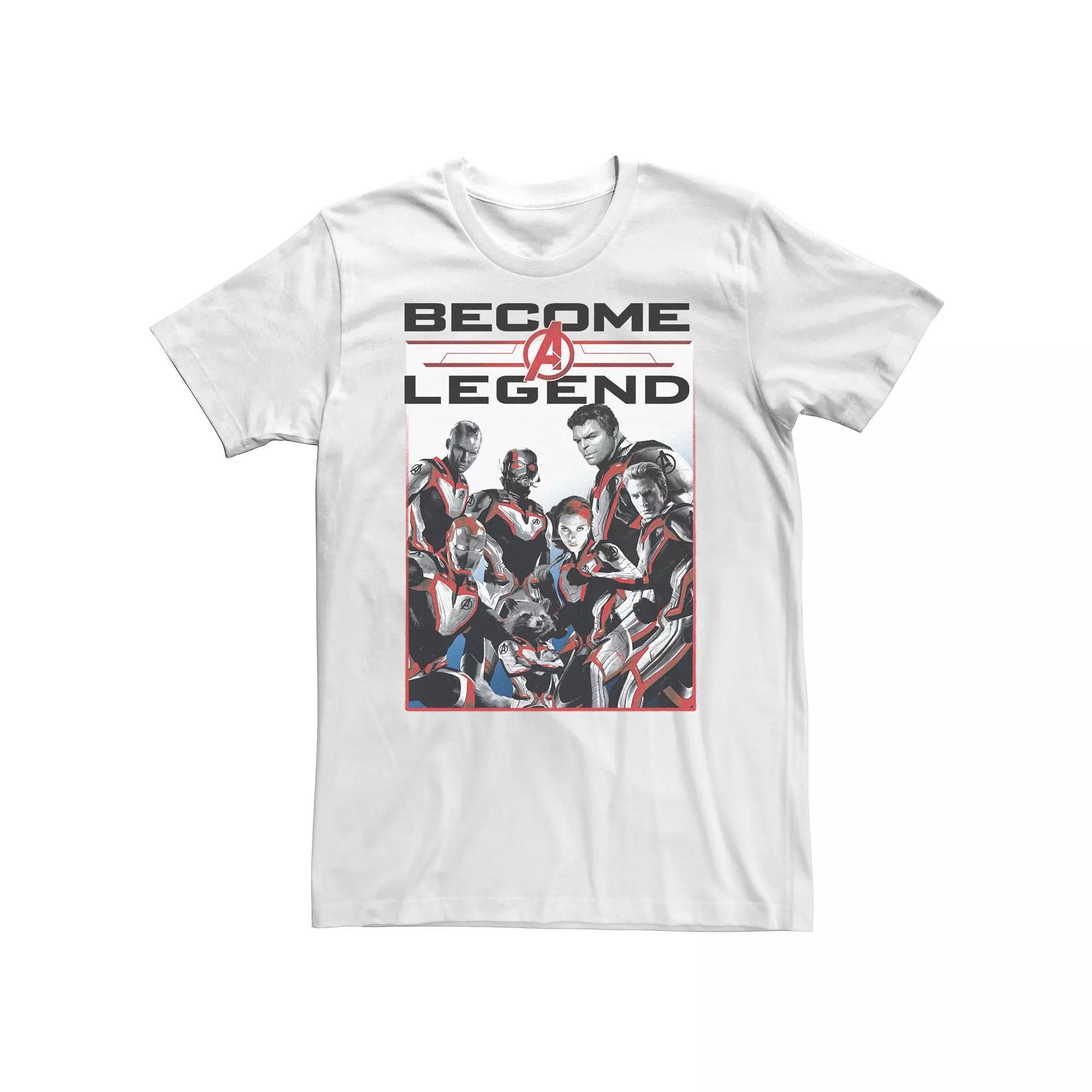 Big & Tall Marvel Avengers Endgame Become A Legend Tee, Men's,  Product Image
