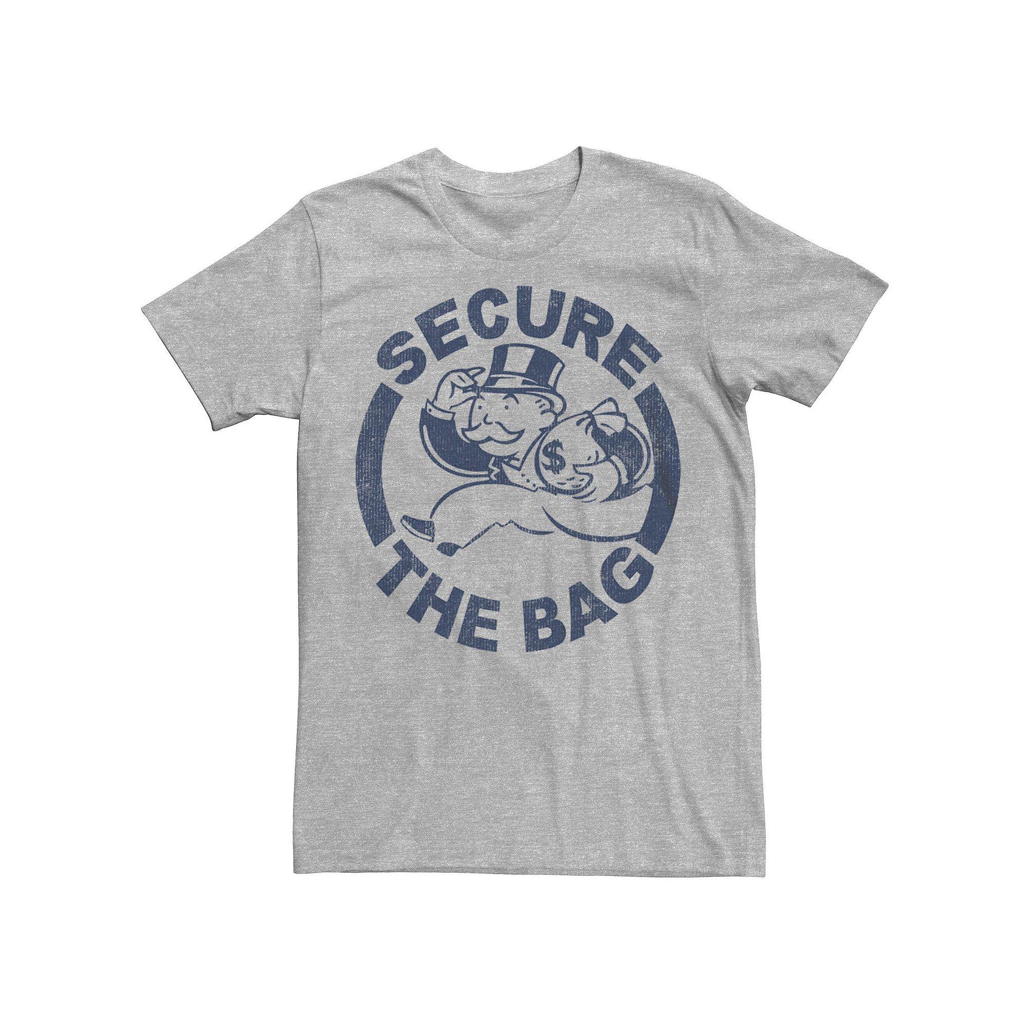 Men's Monopoly Man Secure the Bag Graphic Tee,  Product Image
