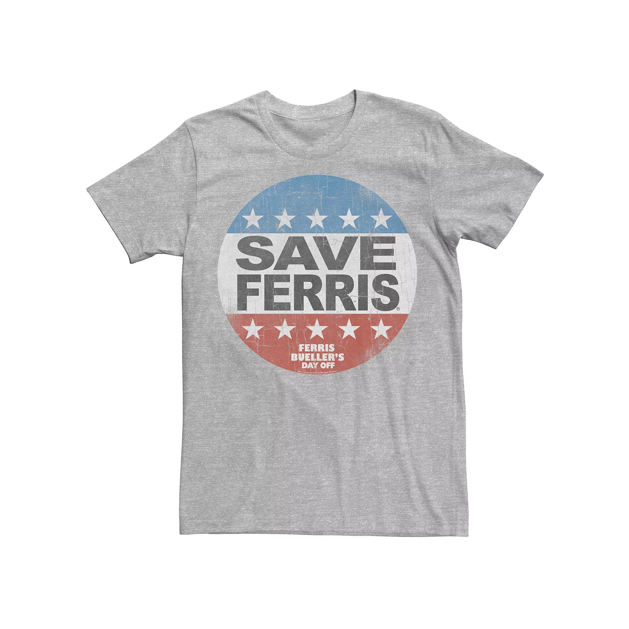 Men's Ferries Bueller Save Ferris Graphic Tee,  Product Image