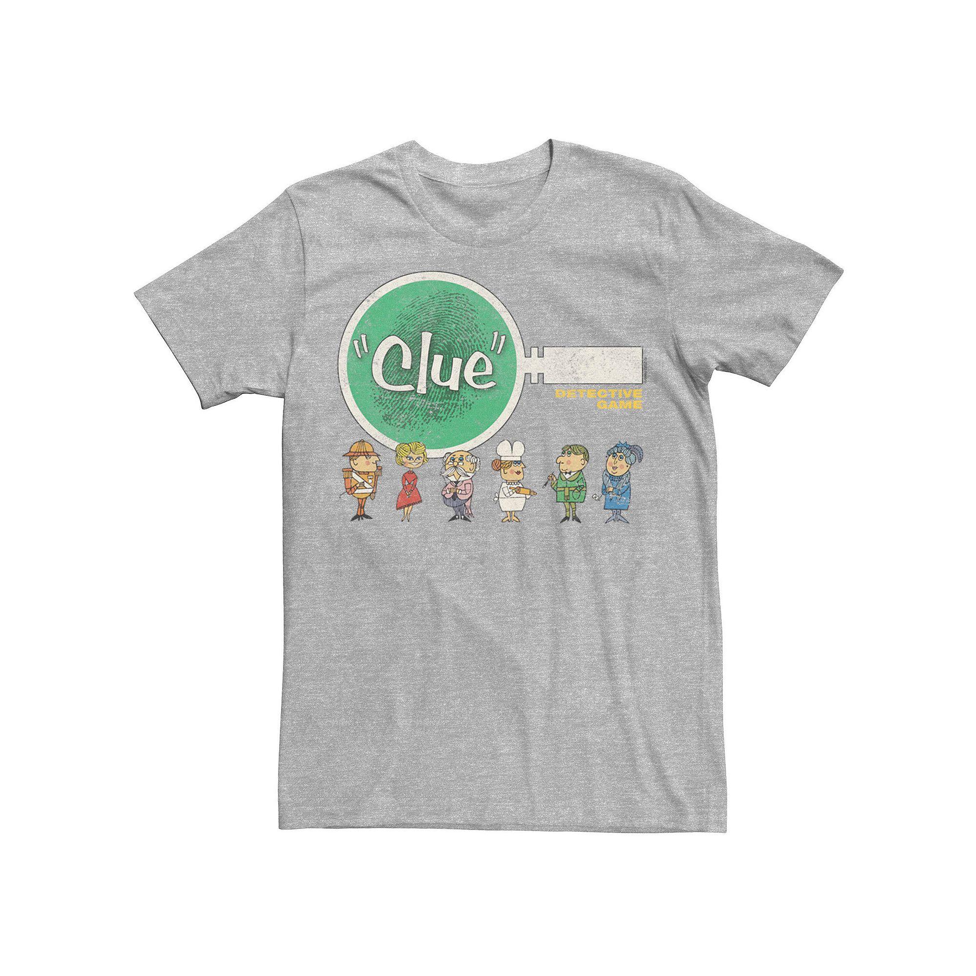 Men's Clue Characters Retro Magnifying Glass Logo Tee,  Product Image