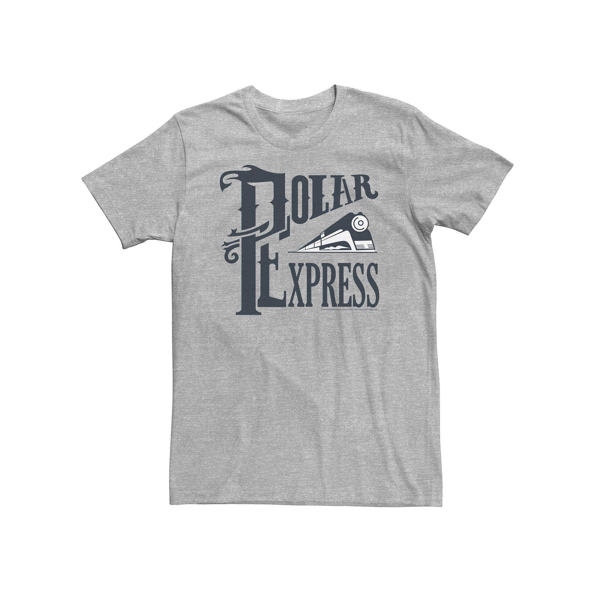 Big & Tall Polar Express Text Logo Tee, Men's,  Product Image