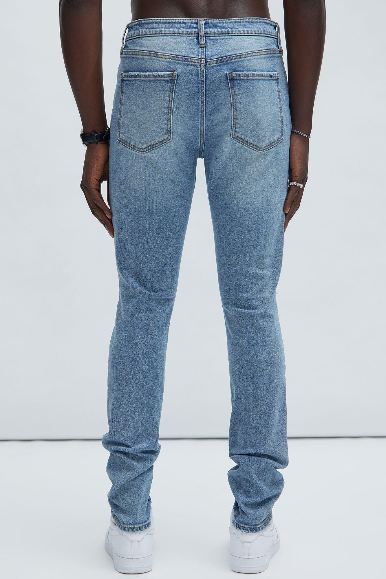 Ride Along Stacked Skinny Jeans - Medium Wash Product Image