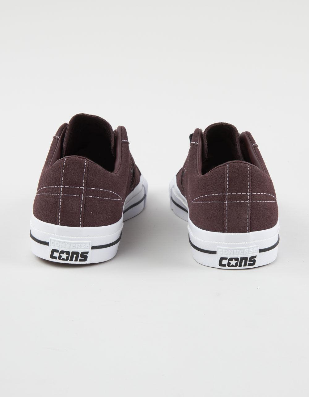 CONVERSE Cons One Star Pro Suede Shoes - BROWN COMBO Product Image