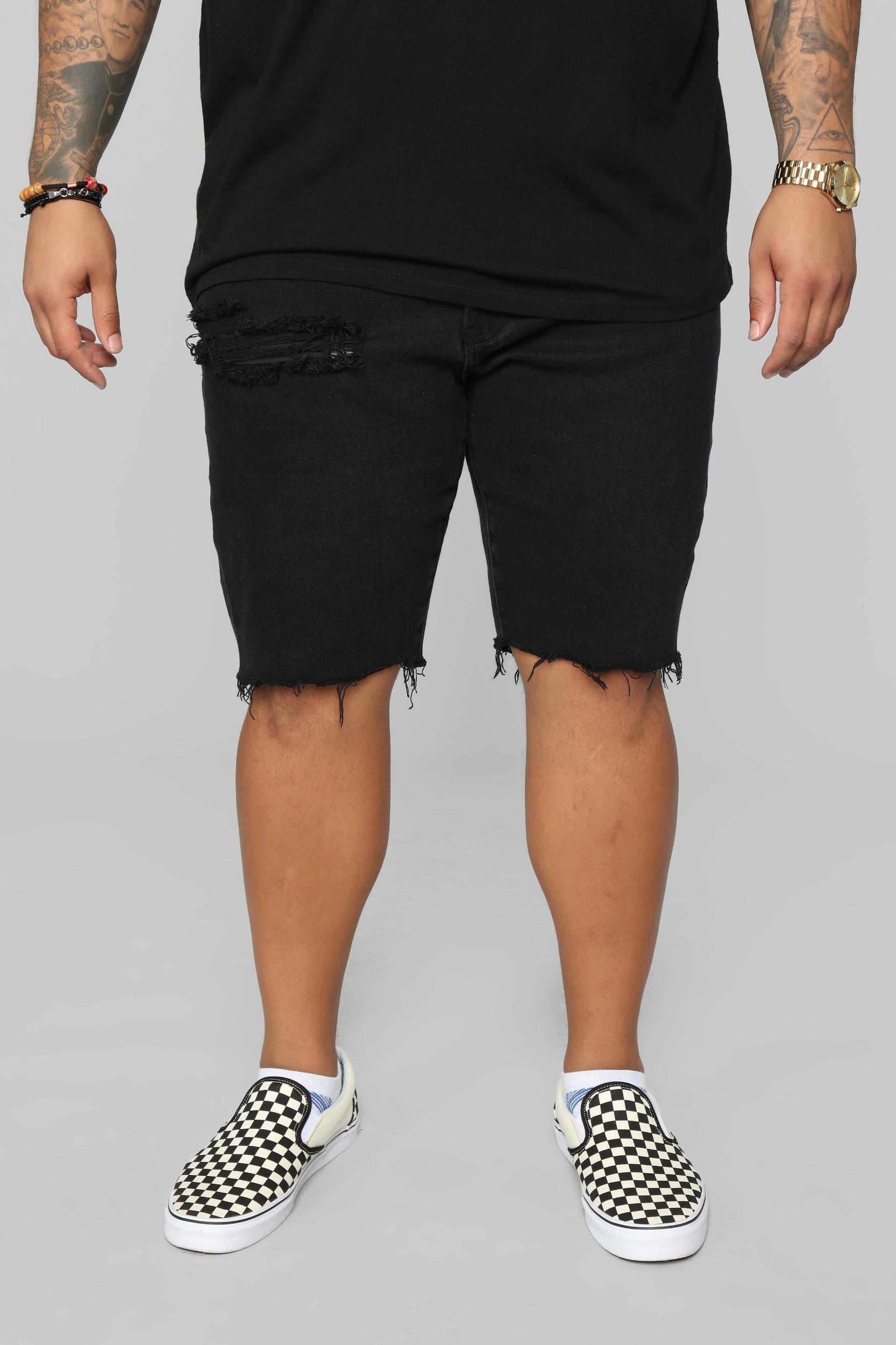 Earl Denim Shorts - Black Product Image