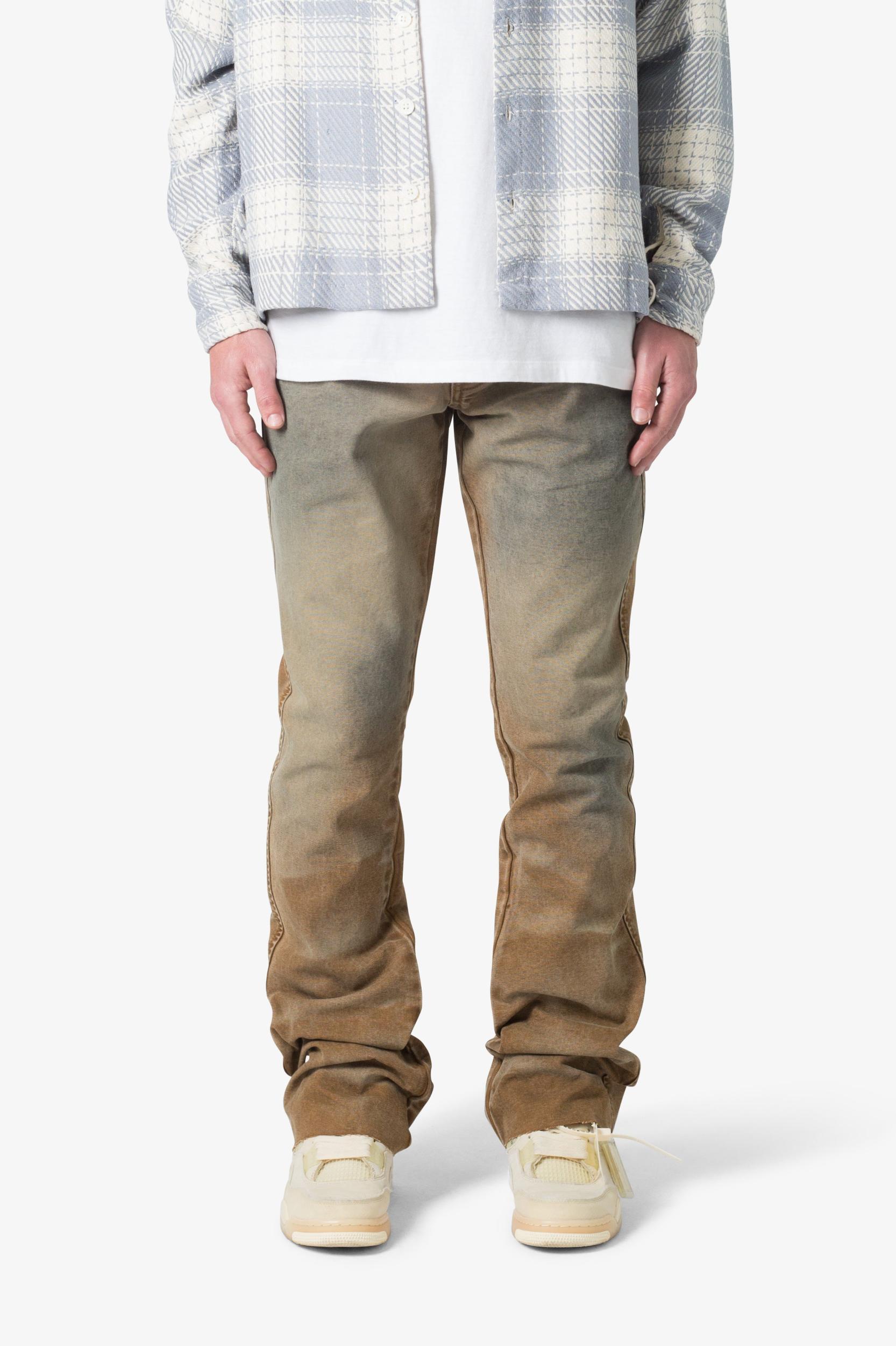 B643 Flare Burnt Denim - Black/Brown Product Image