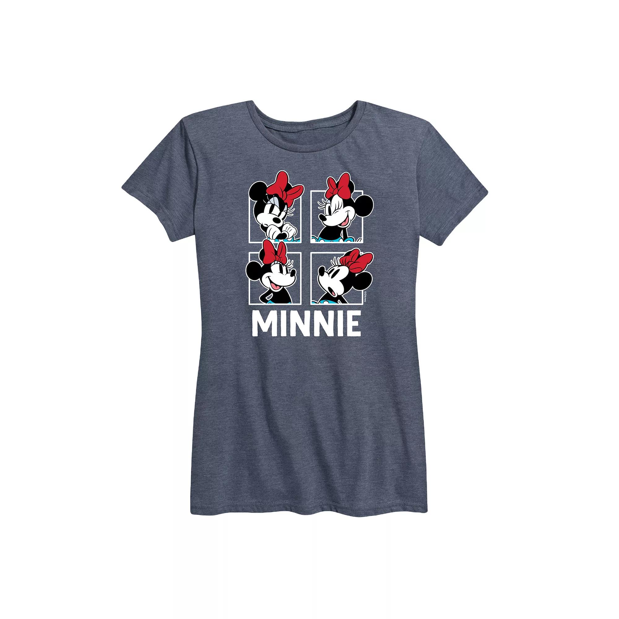 Disney's Minnie Mouse Women's Grid Graphic Tee,  Product Image