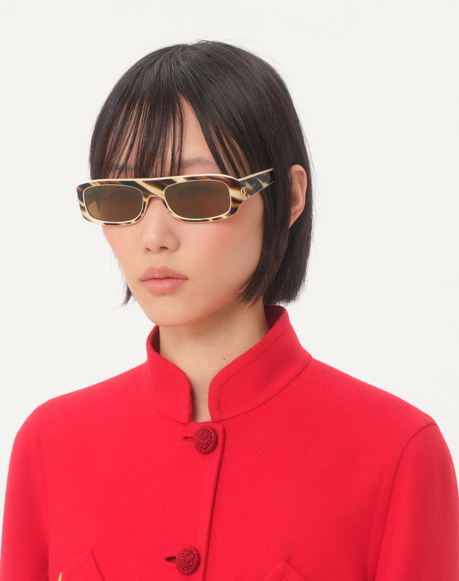 Sleek Rectangular 90's Acetate Eyewear Product Image