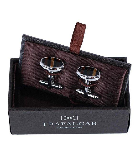 Trafalgar Raja Tiger Eye Cuff Links Product Image