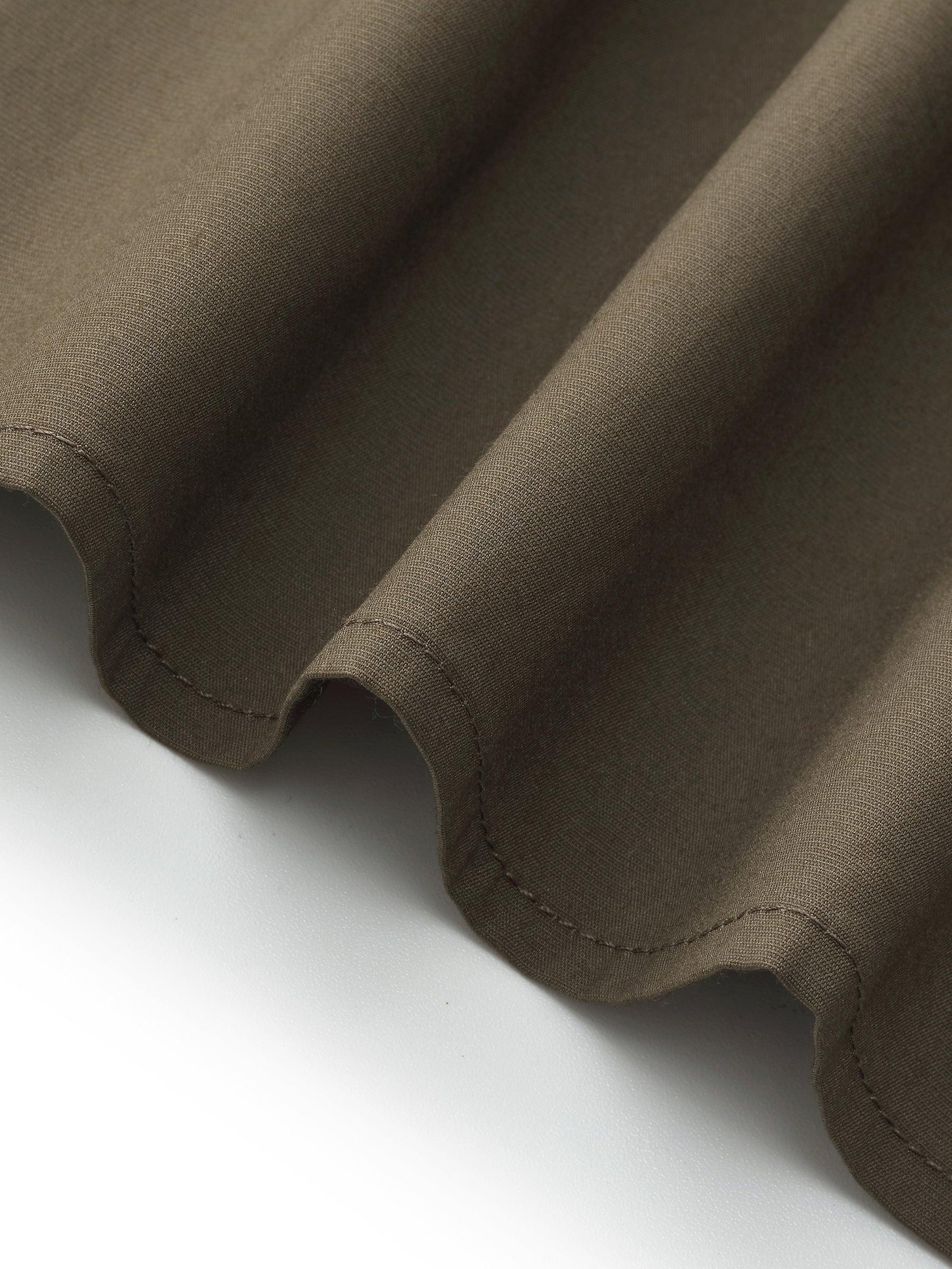 Cap Sleeve Adjustable V-Neck Women Maxi Dress With Belt Product Image